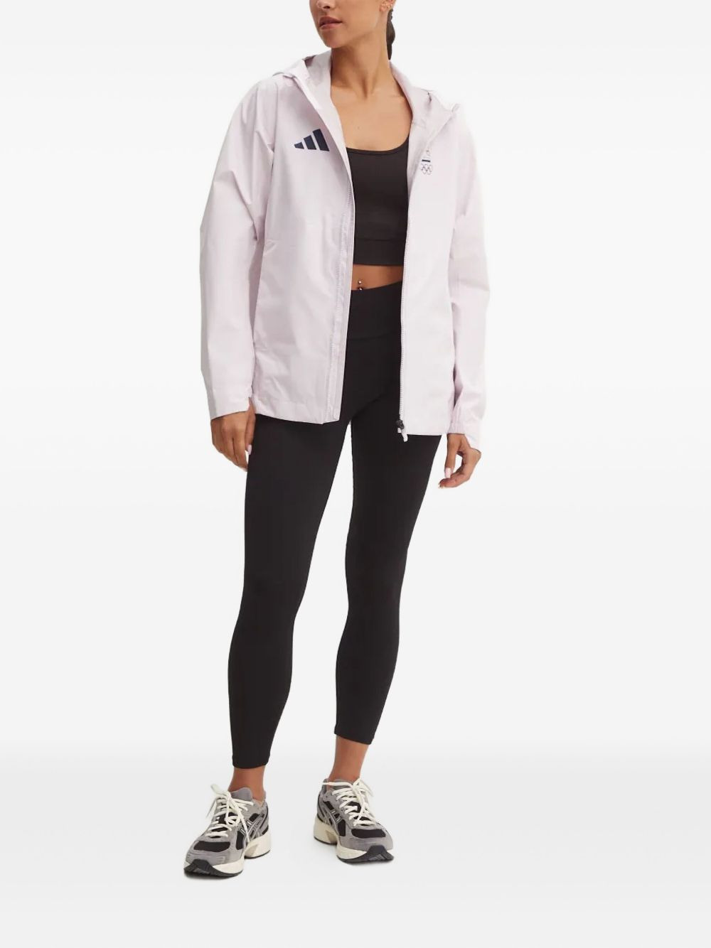 olympic-logo hooded jacket - 2