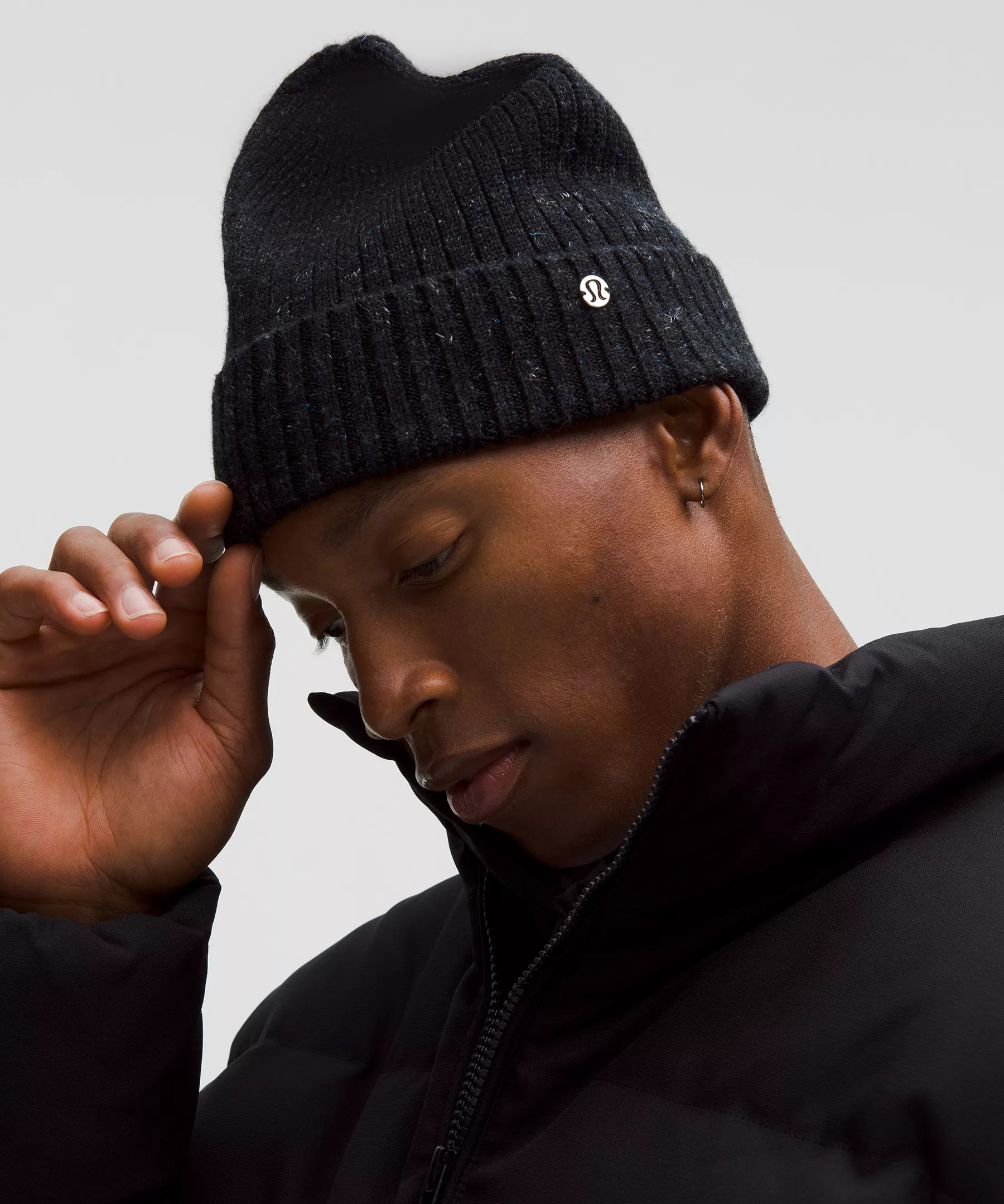 Ribbed Merino Wool Beanie - 2