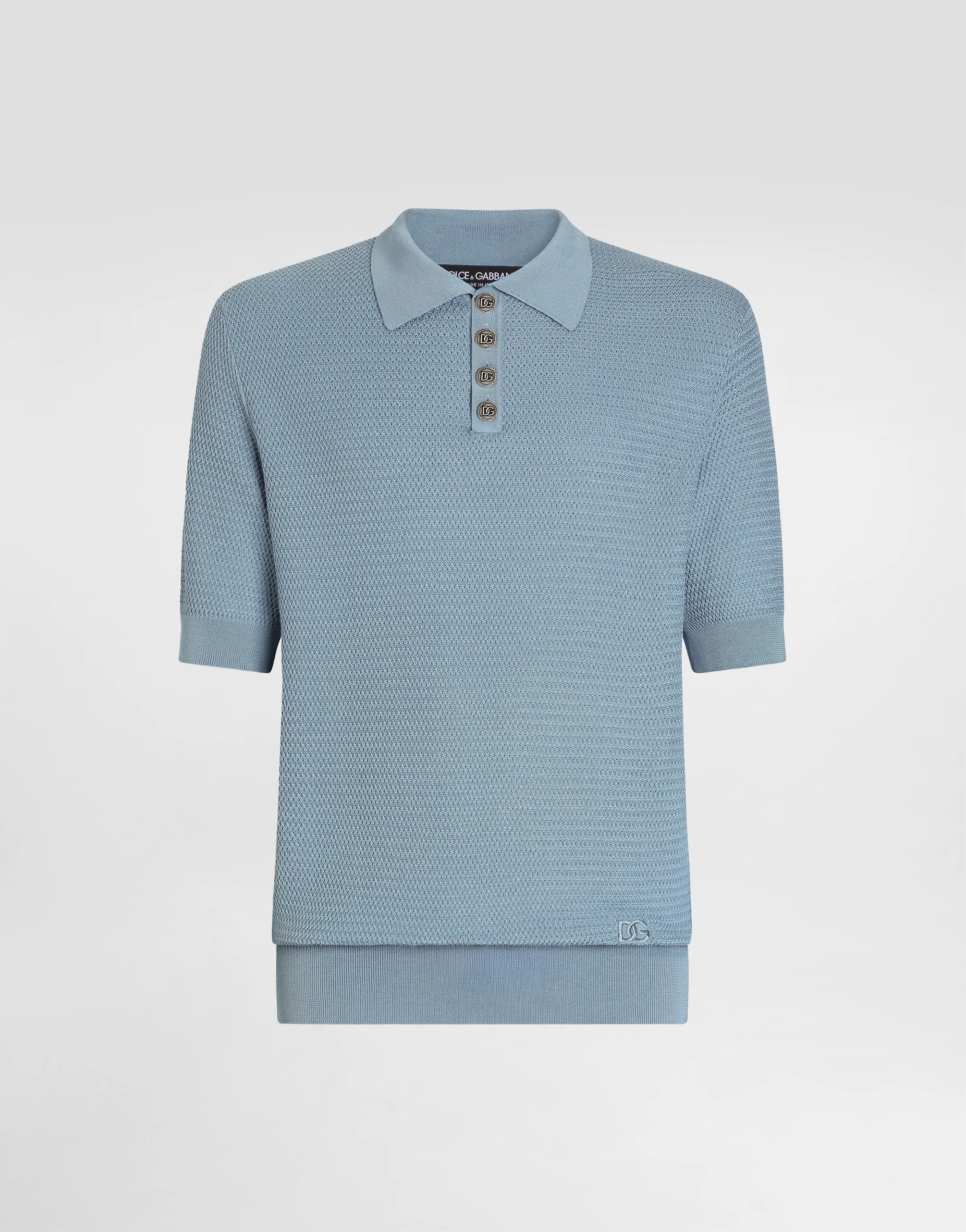 Silk polo shirt - 1