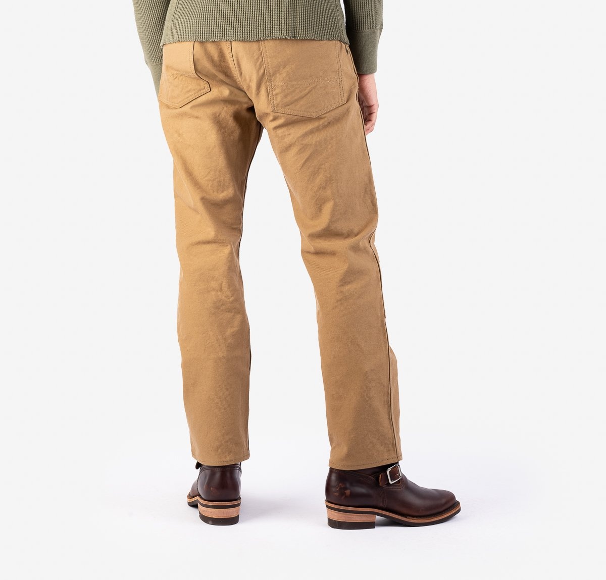 12oz Swedish Serge Double Fronted Work Pants - Mocha - 3