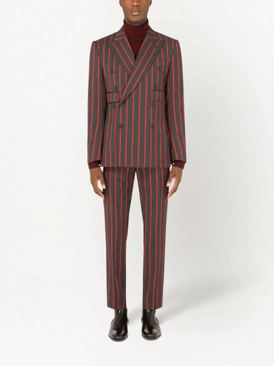 Dolce & Gabbana Double-breasted Pinstripe Wool suit outlook