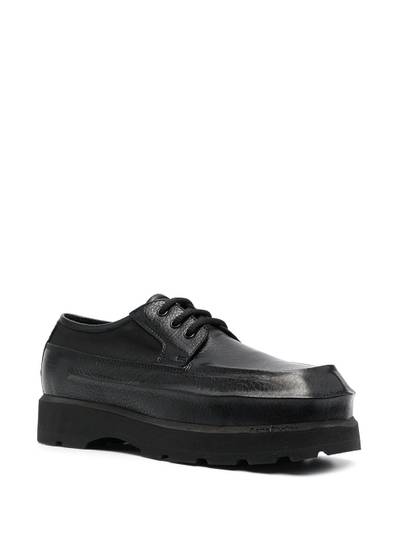 Acne Studios round-toe leather Derby shoes outlook