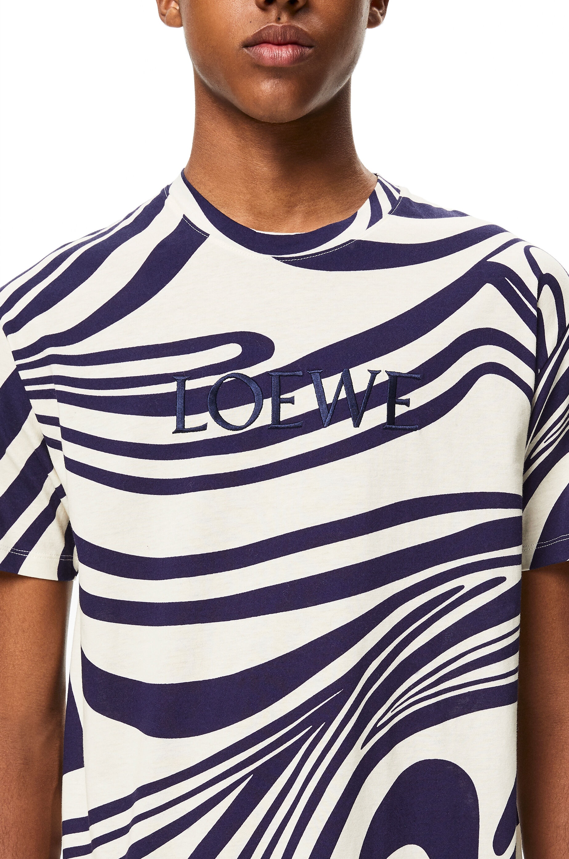 LOEWE T-shirt in psychedelic cotton - 5