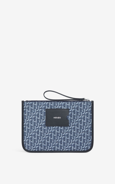 KENZO Jacquard Courier pouch with fob pocket outlook