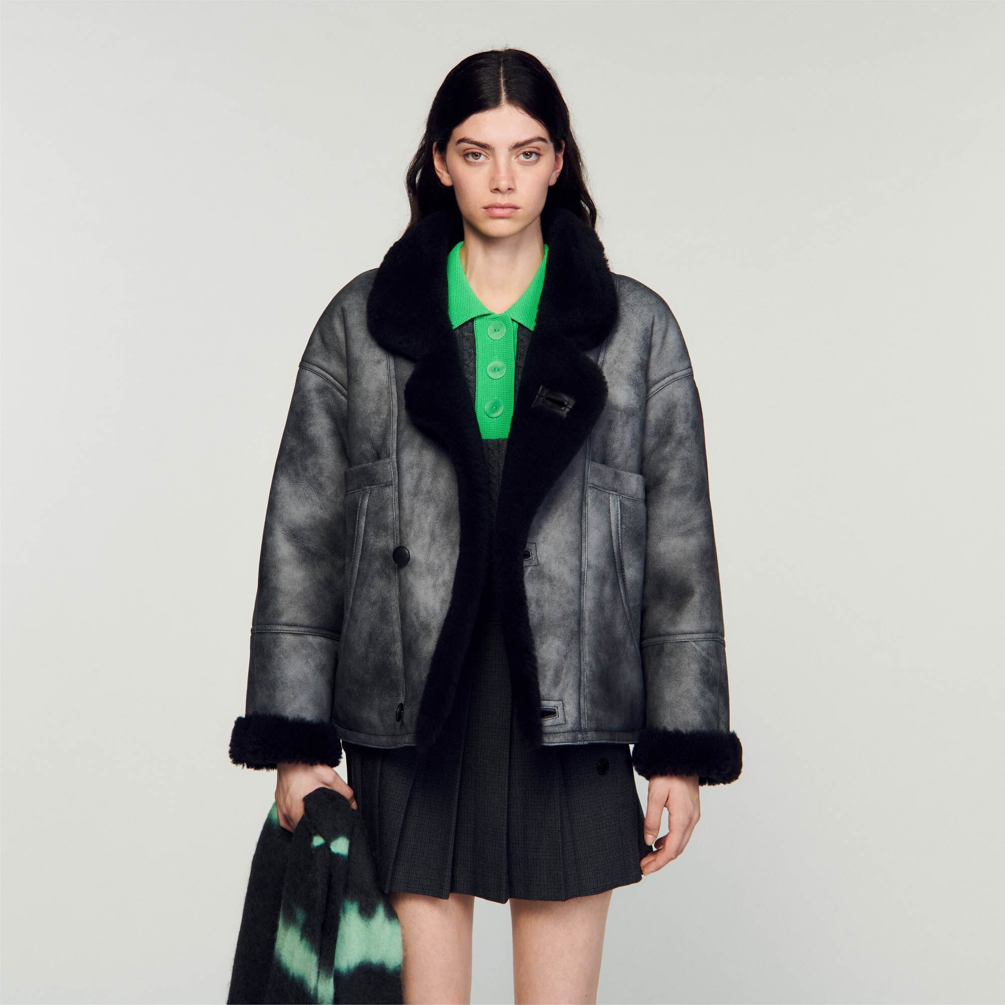 SHEARLING COAT - 5