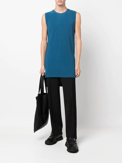 ISSEY MIYAKE long pleated tank top outlook