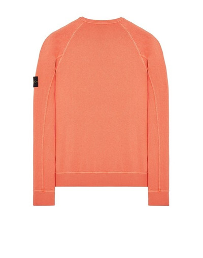 Stone Island 66360 MALFILE' FLEECE_GARMENT DYED 'OLD' EFFECT ORANGE outlook