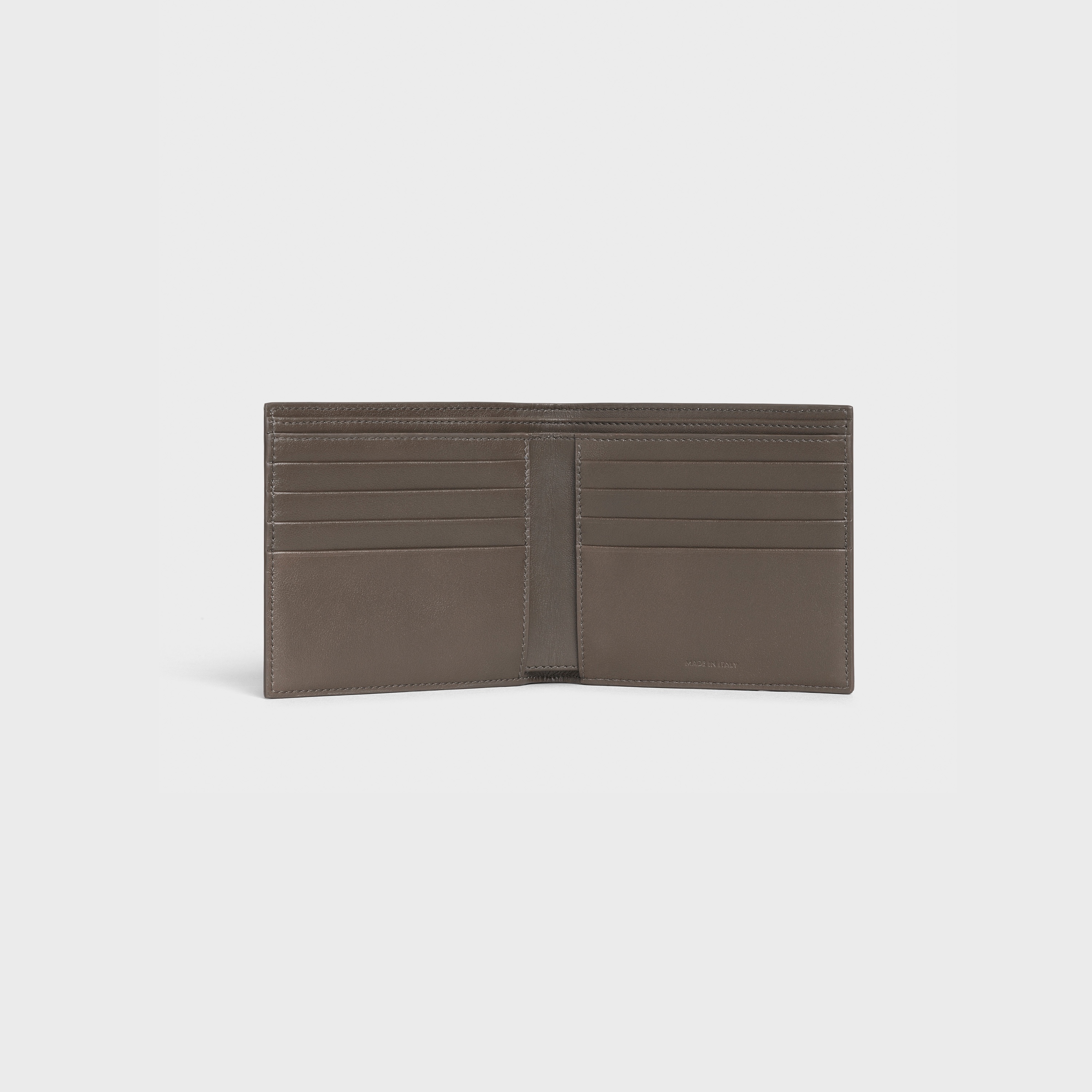 BI-FOLD WALLET IN GRAINED CALFSKIN - 4