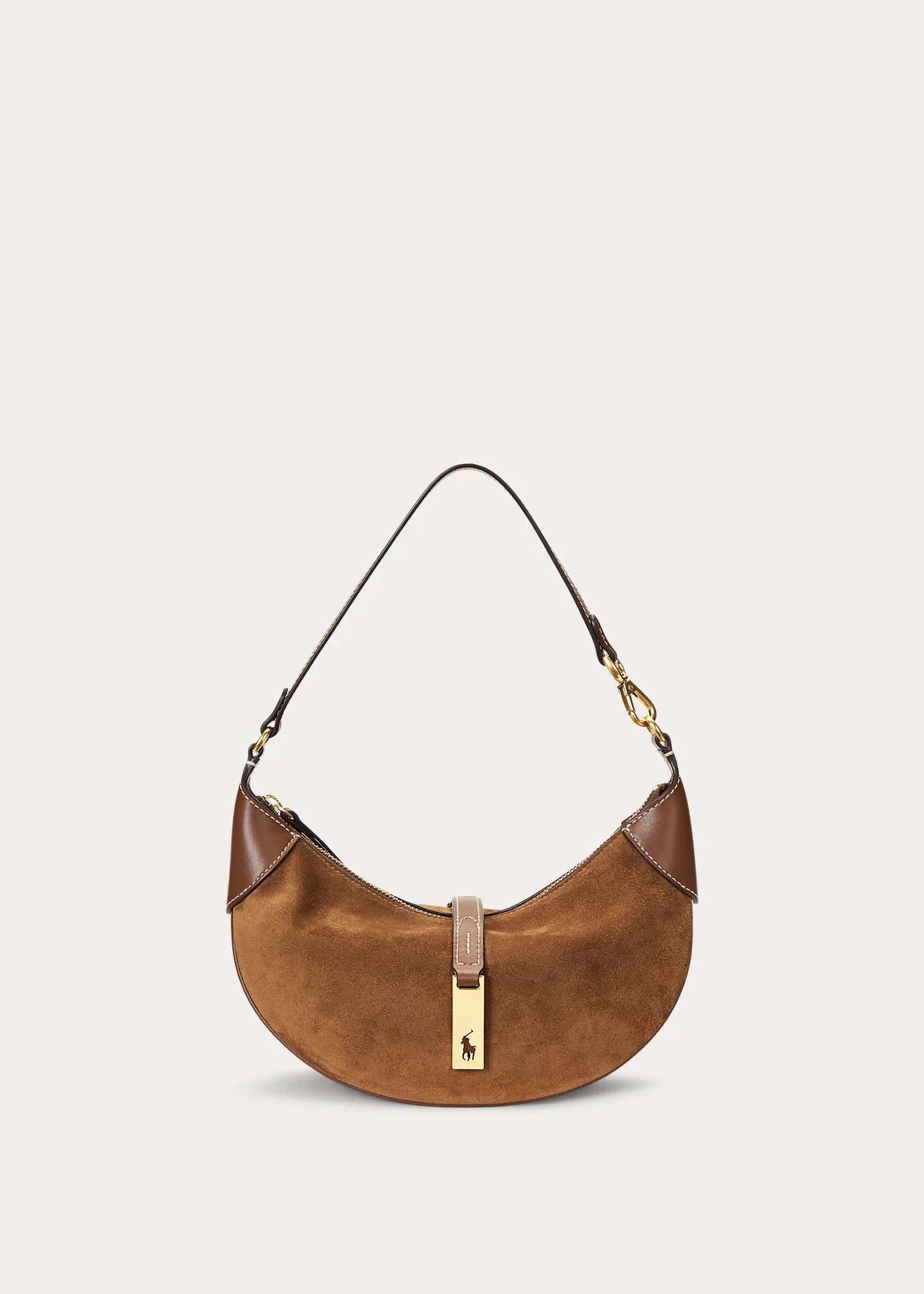 Polo ID Suede Mini Shoulder Bag - 1