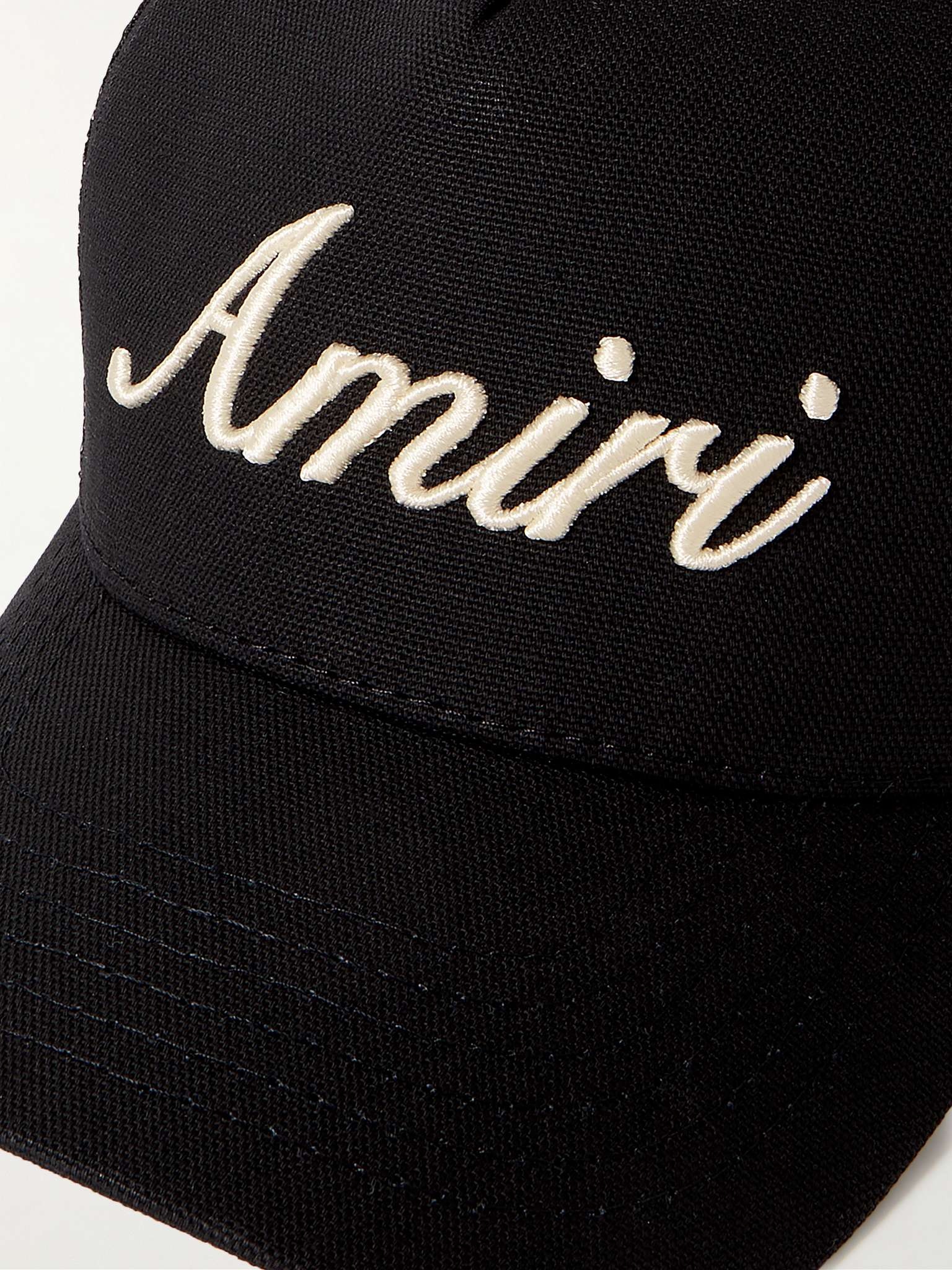 Logo-Embroidered Cotton-Canvas and Mesh Trucker Hat - 4