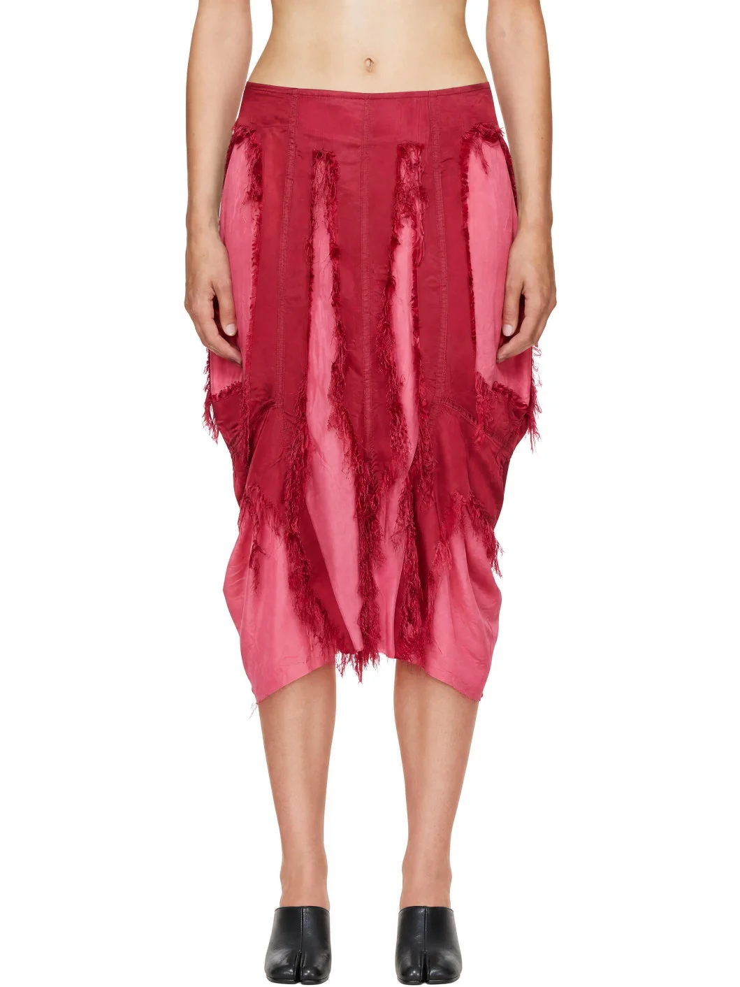 Pink Cyclone Midi Skirt - 1