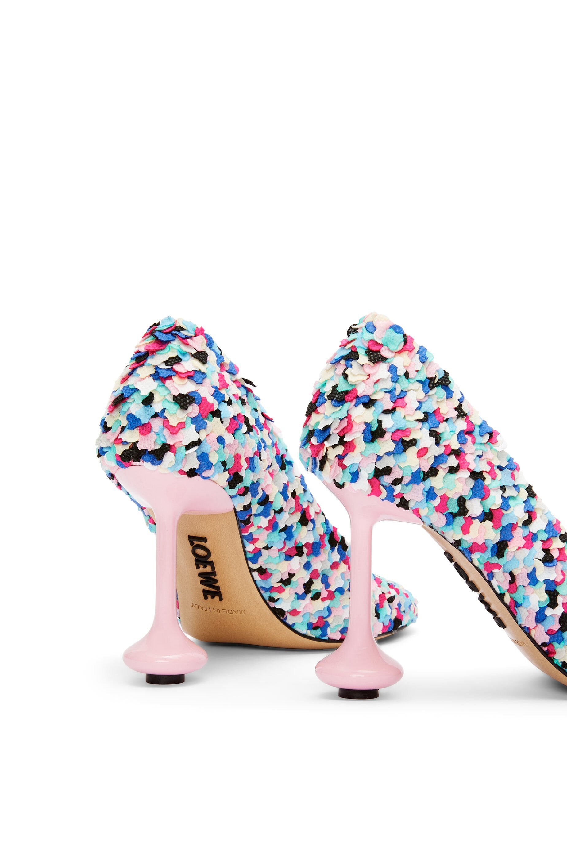 Toy pump in embroidered satin - 4