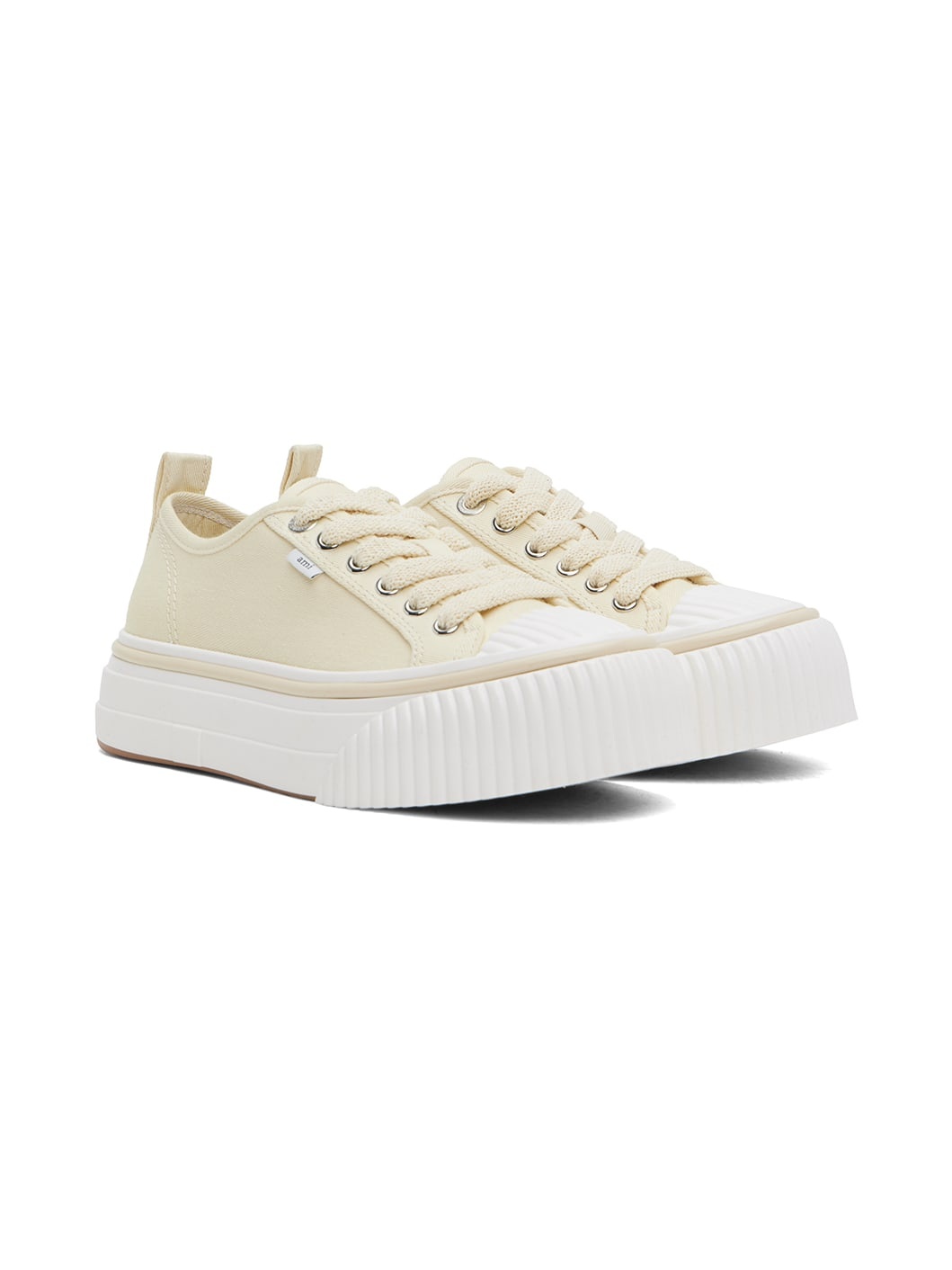 Off-White Low Top Ami 1980 Sneakers - 4