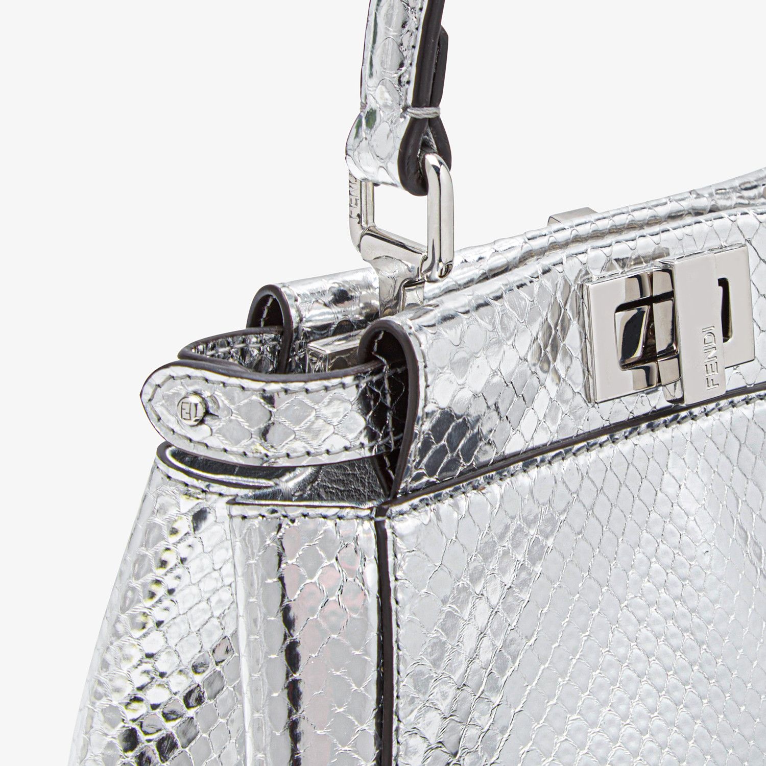 Silver python mini-bag - 5