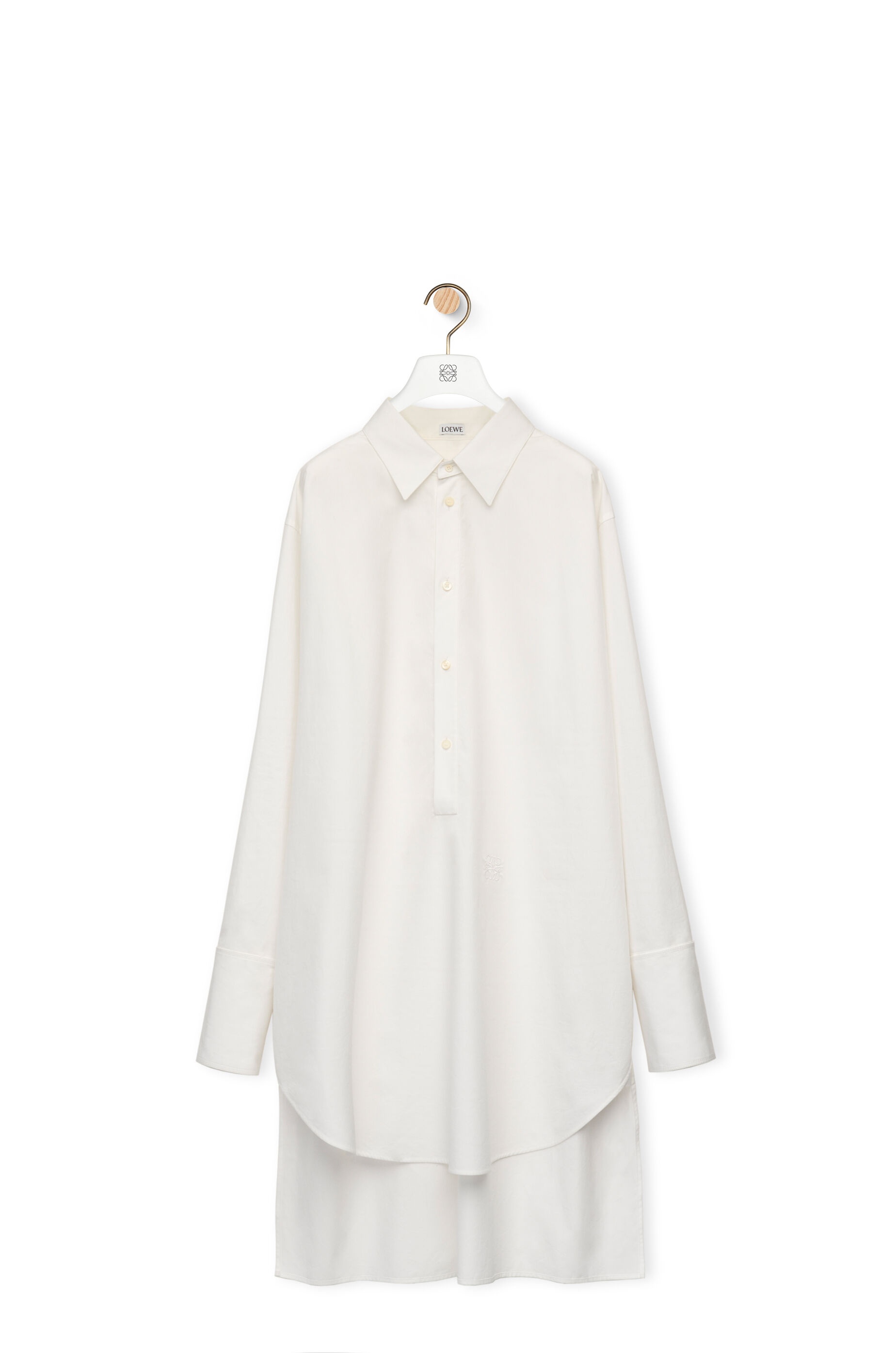 Deconstructed shirt dress in cotton - 1