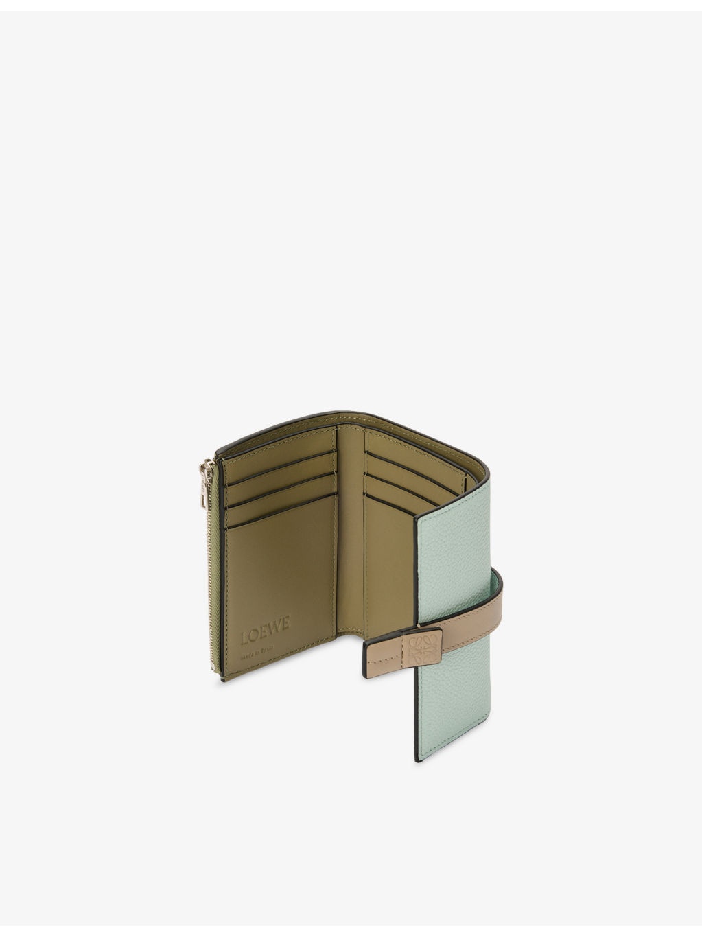 Vertical Small Leather Wallet - 3