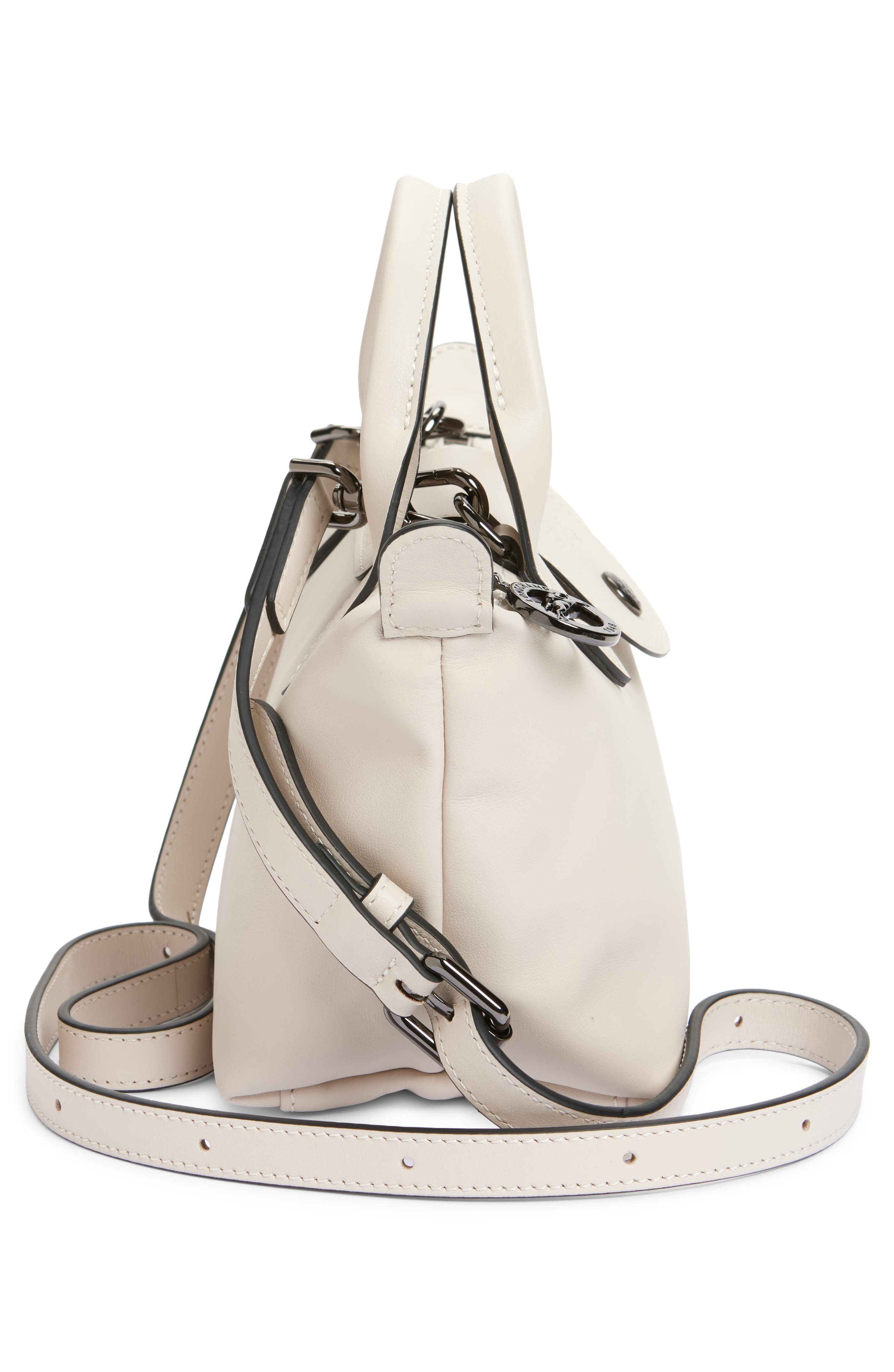 Longchamp Extra Small Le Pliage Xtra Leather Top Handle Bag in Paper at Nordstrom - 4