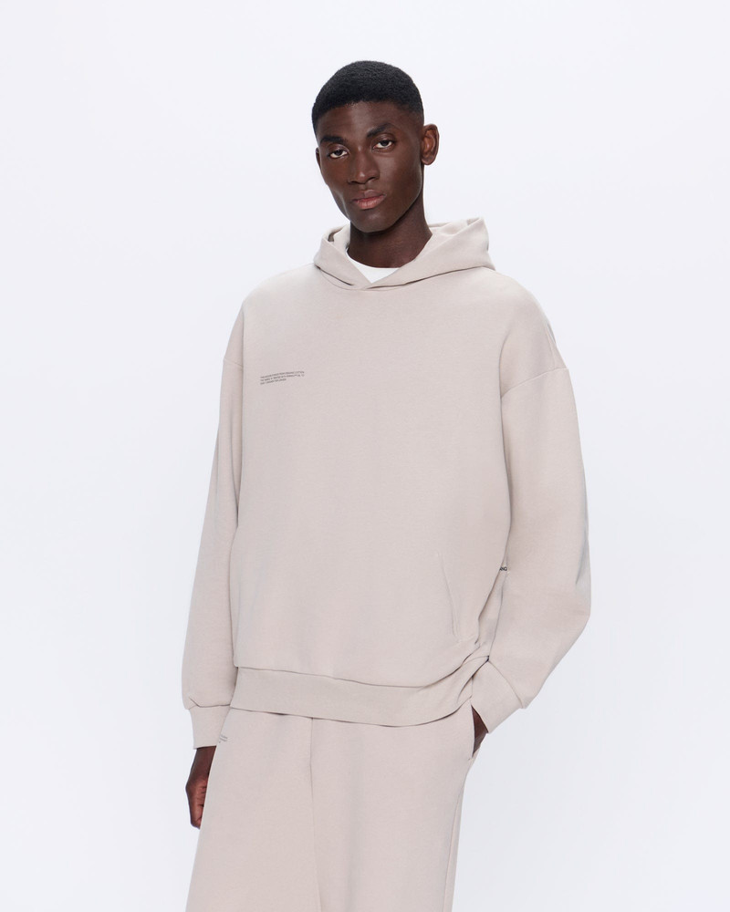 PANGAIA Mens 365 Midweight Hoodie - Stone outlook