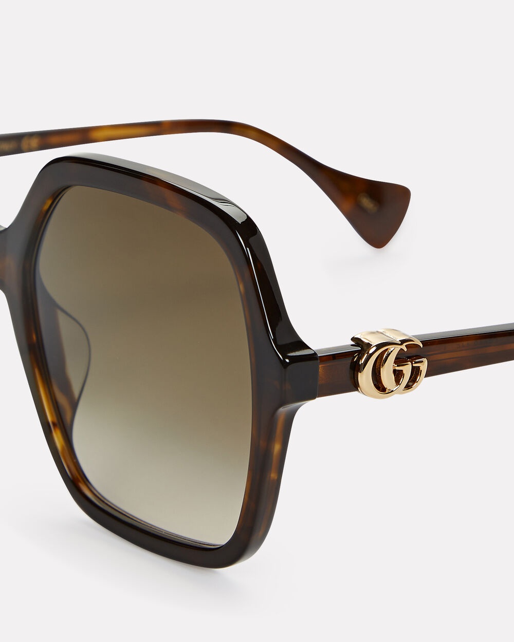 Oversized Tortoiseshell Square Sunglasses - 3