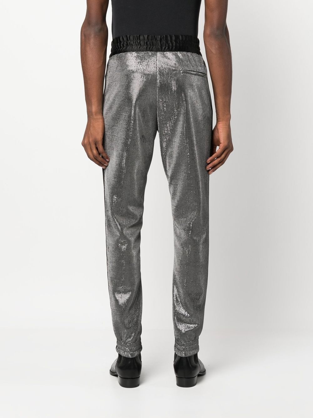 drawstring track pants - 4