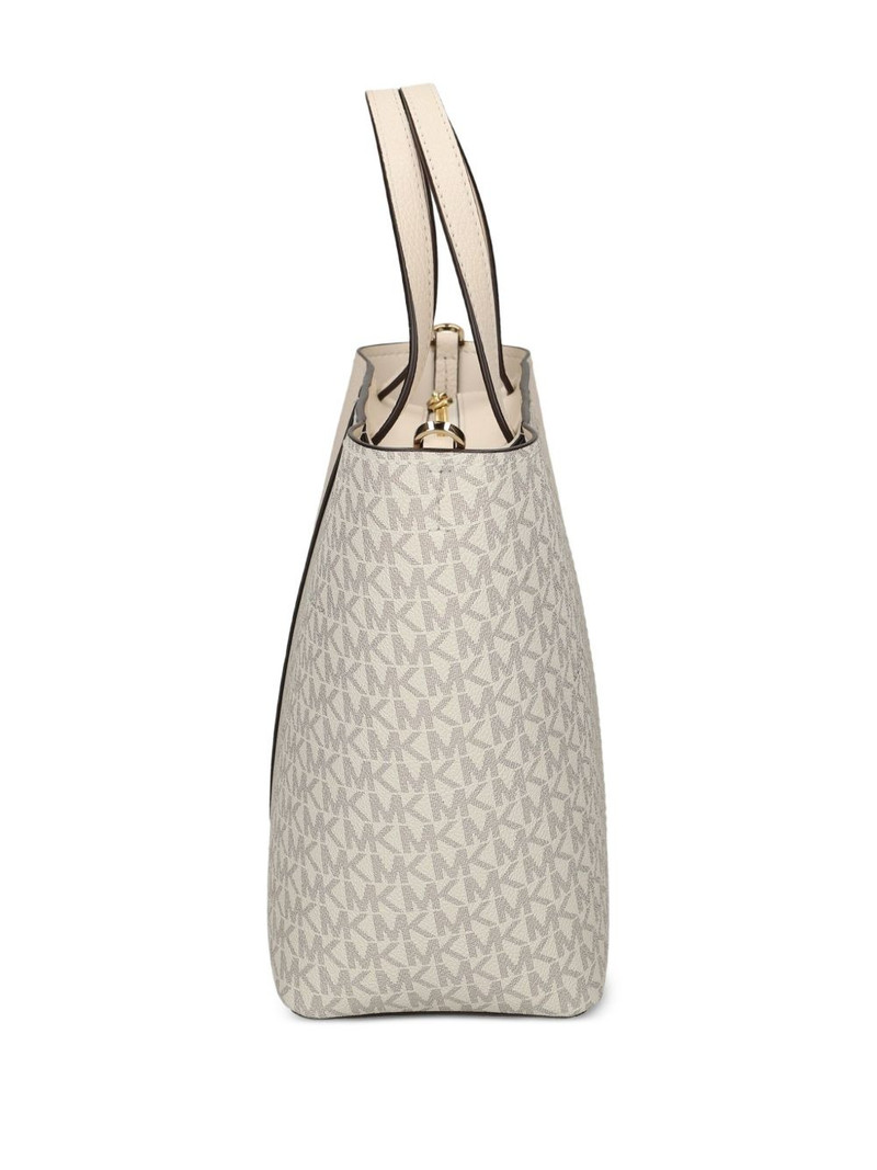 monogram panel tote bag 3