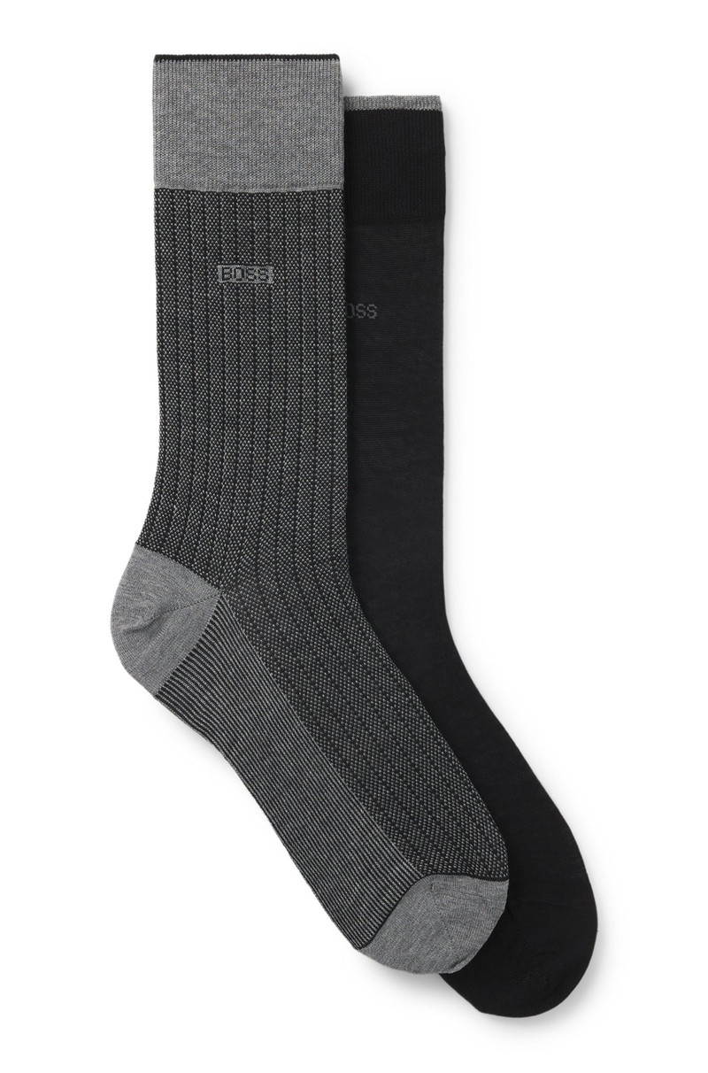 TWO-PACK OF SOCKS IN MERCERIZED COTTON 1