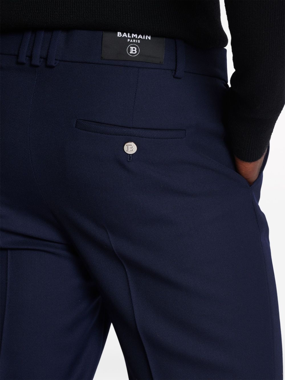 virgin-wool tailored trousers - 5