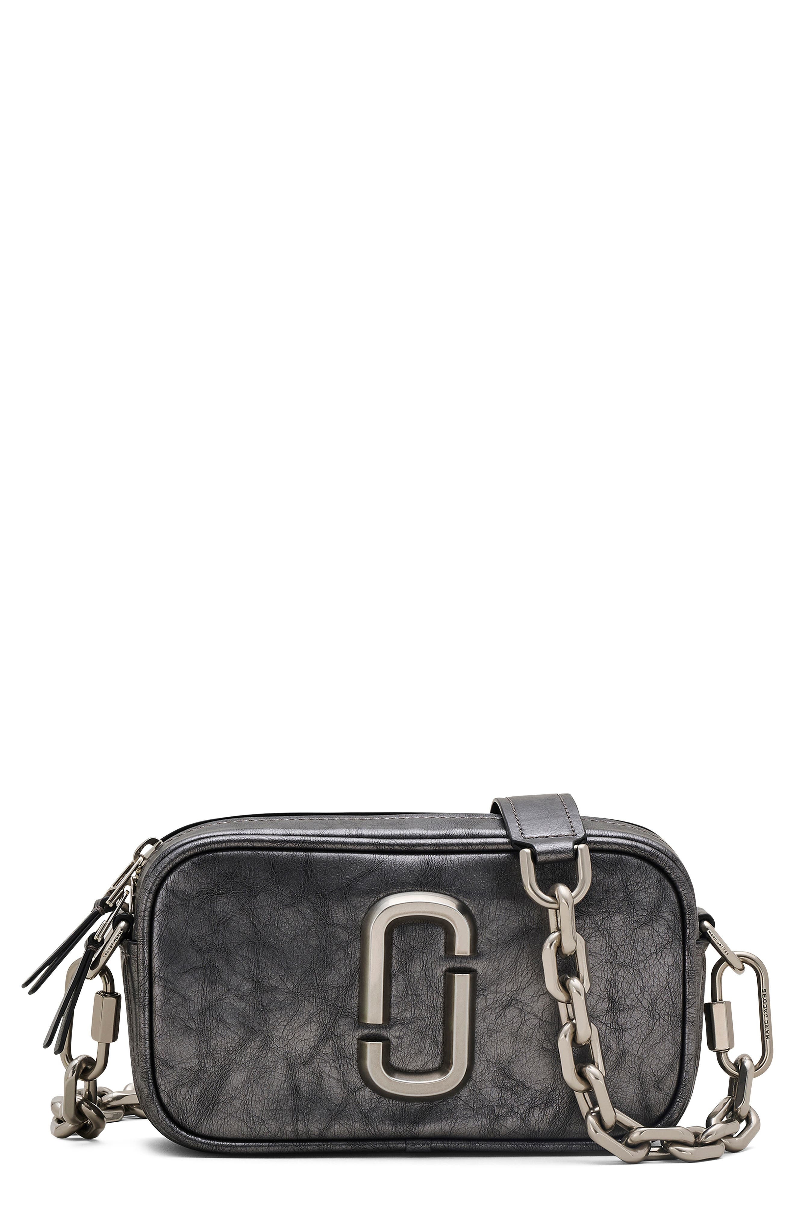 Marc Jacobs The Big Shot Crossbody Bag in Dark Grey at Nordstrom - 1