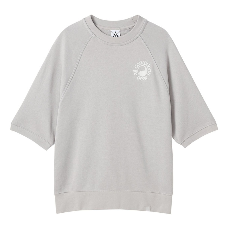 Nike ACG Dry Fit Short sleeve French Terry Crew 'Light Iron Ore' DN3915-012 - 1