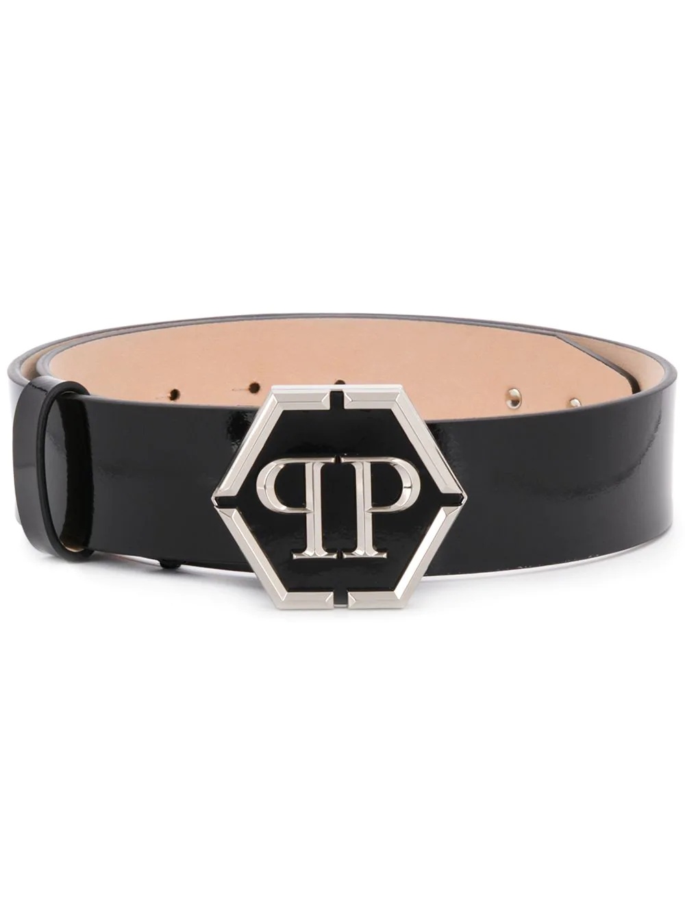 logo buckle belt - 1