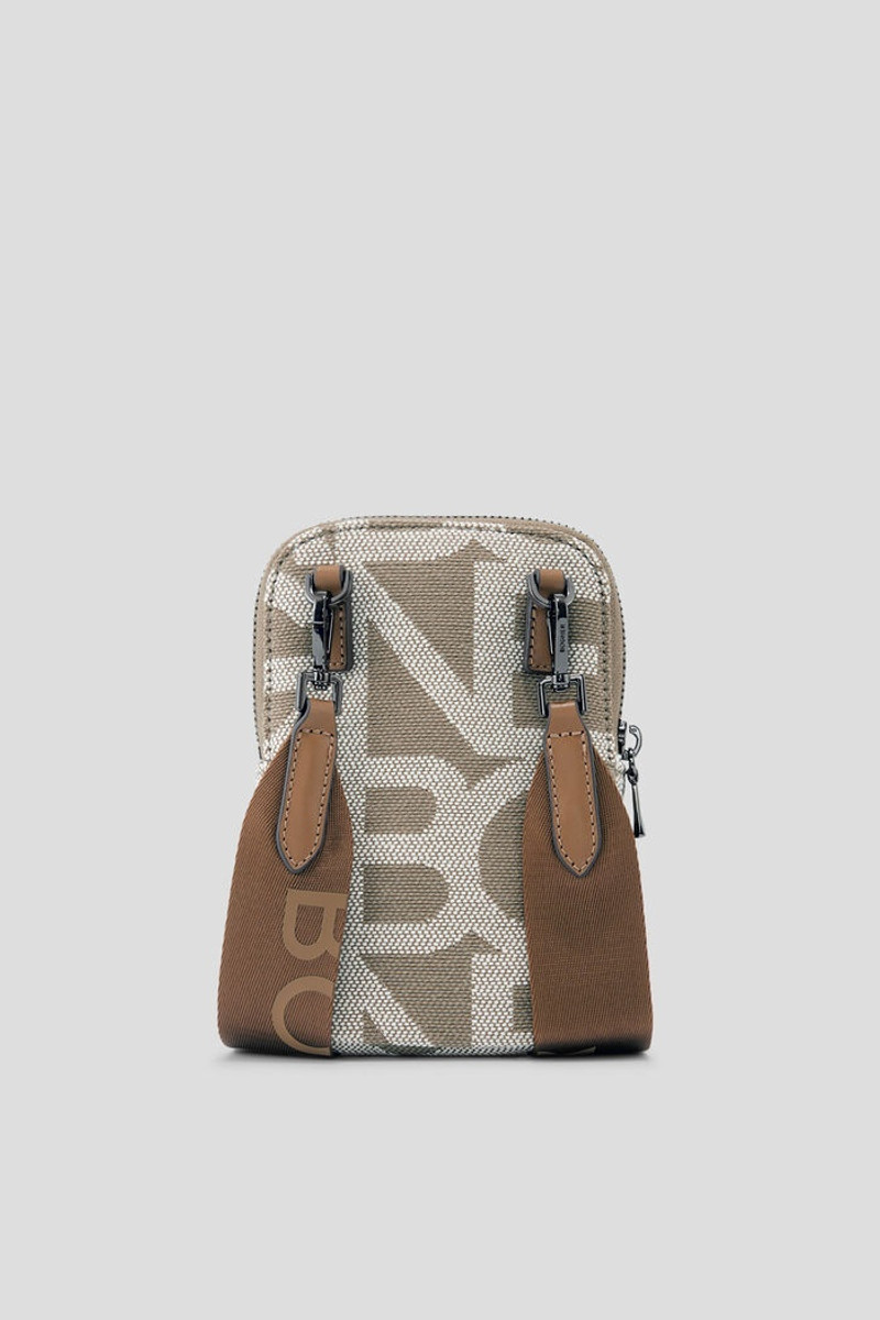 Pany Johanna Smartphone pouch in Beige/White 3