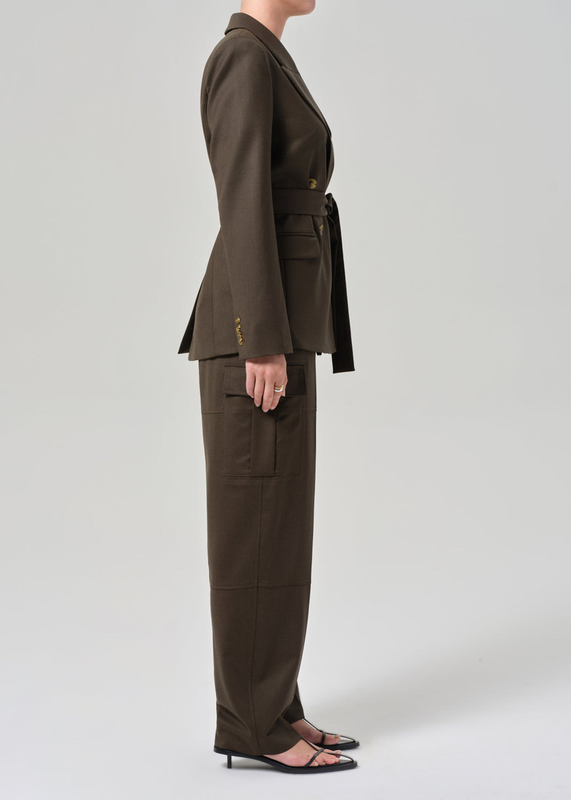 Tailored Cargo Pant In Tobacco 4