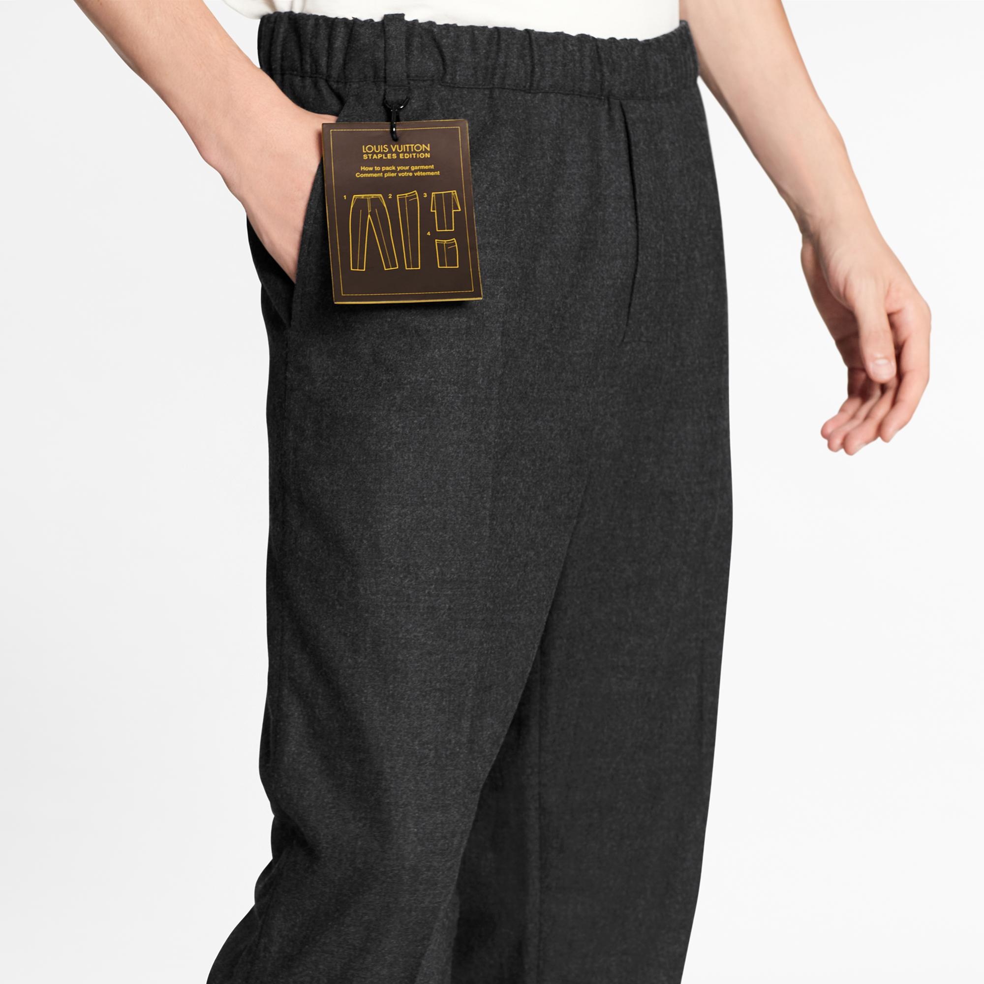 LVSE Flannel Drawstring Trousers - 3