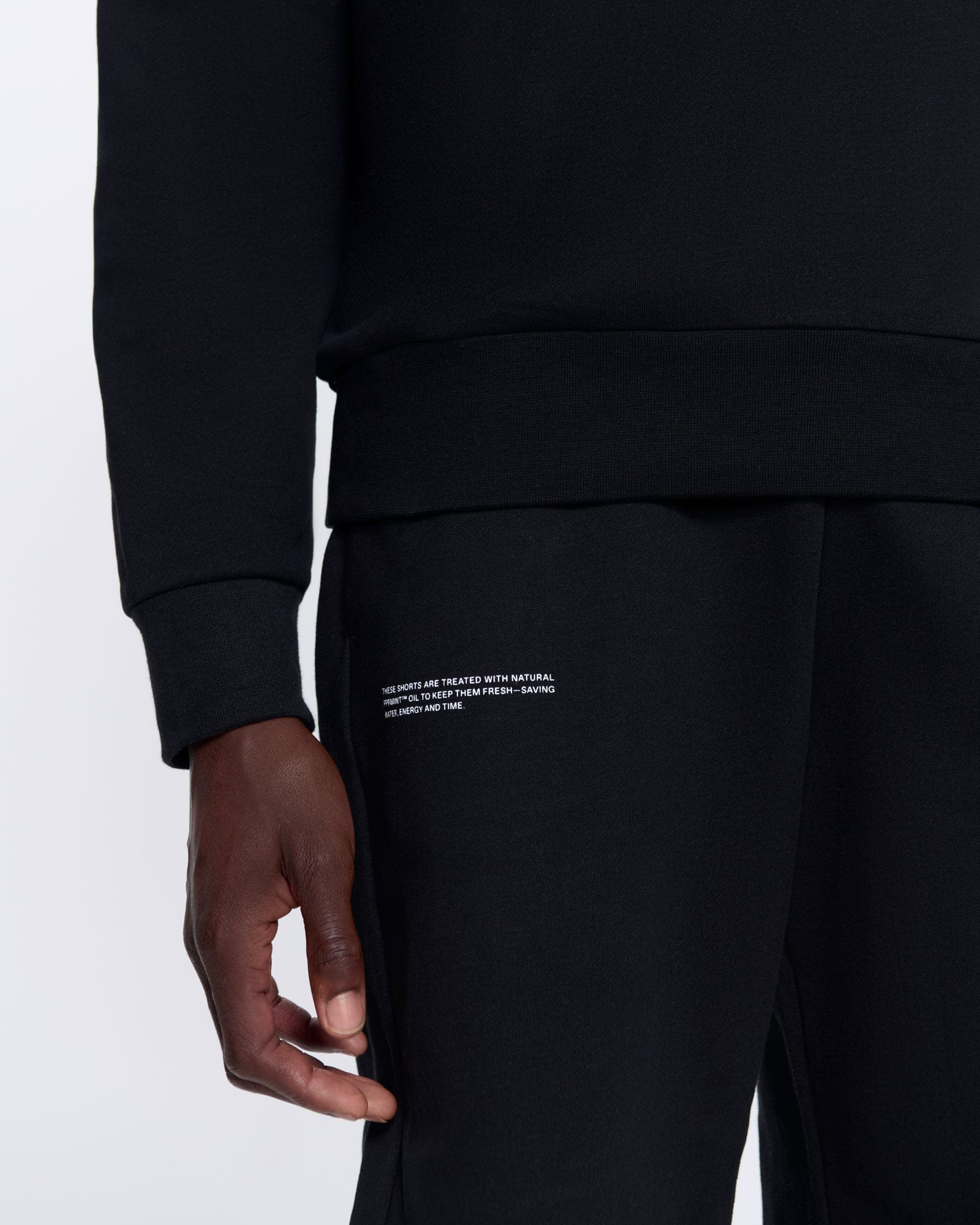 Mens 365 Midweight Sweatshirt - Black - 4