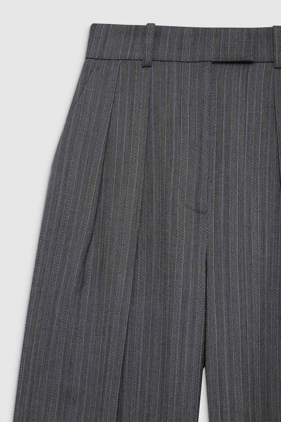 Lou Trouser - Black And Grey Stripe - 4