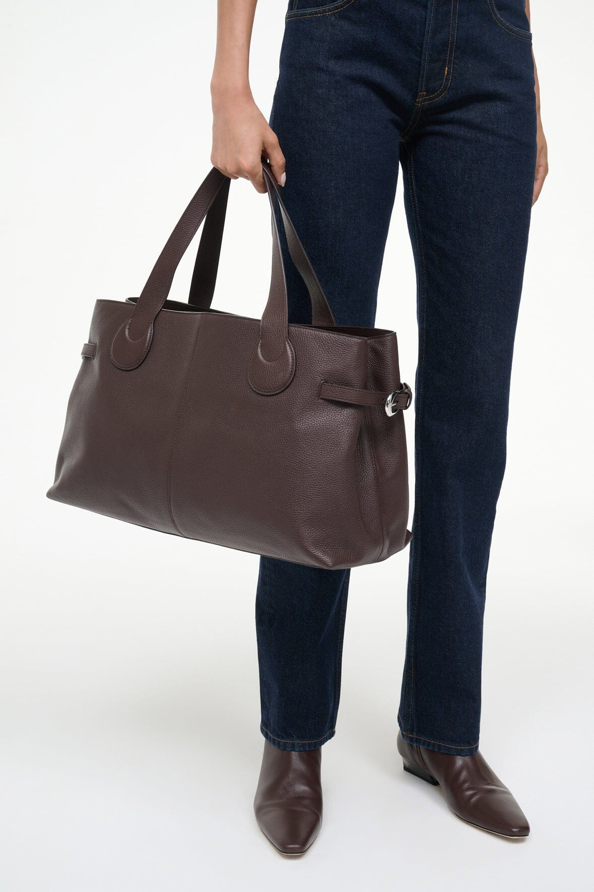 STAUD PIPER TOTE ESPRESSO - 4
