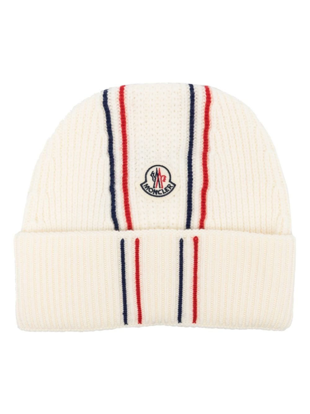 Tricolor virgin wool beanie - 1