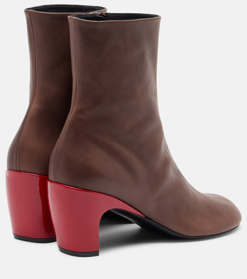 Dries Van Noten 65 leather ankle boots outlook