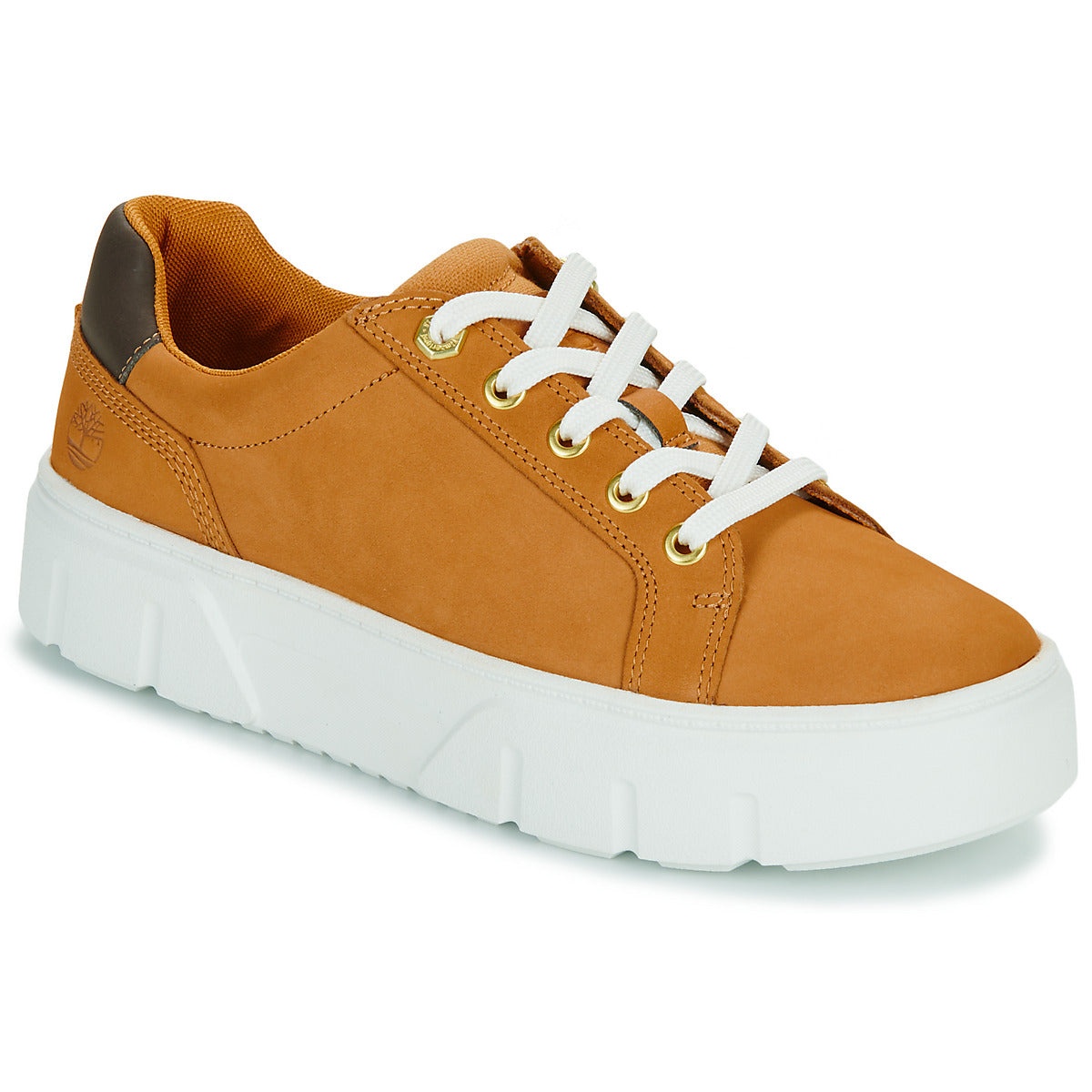 (WMNS) Timberland Laurel Court Low Lace Up Sneaker 'Wheat Canvas' A64GZW - 2