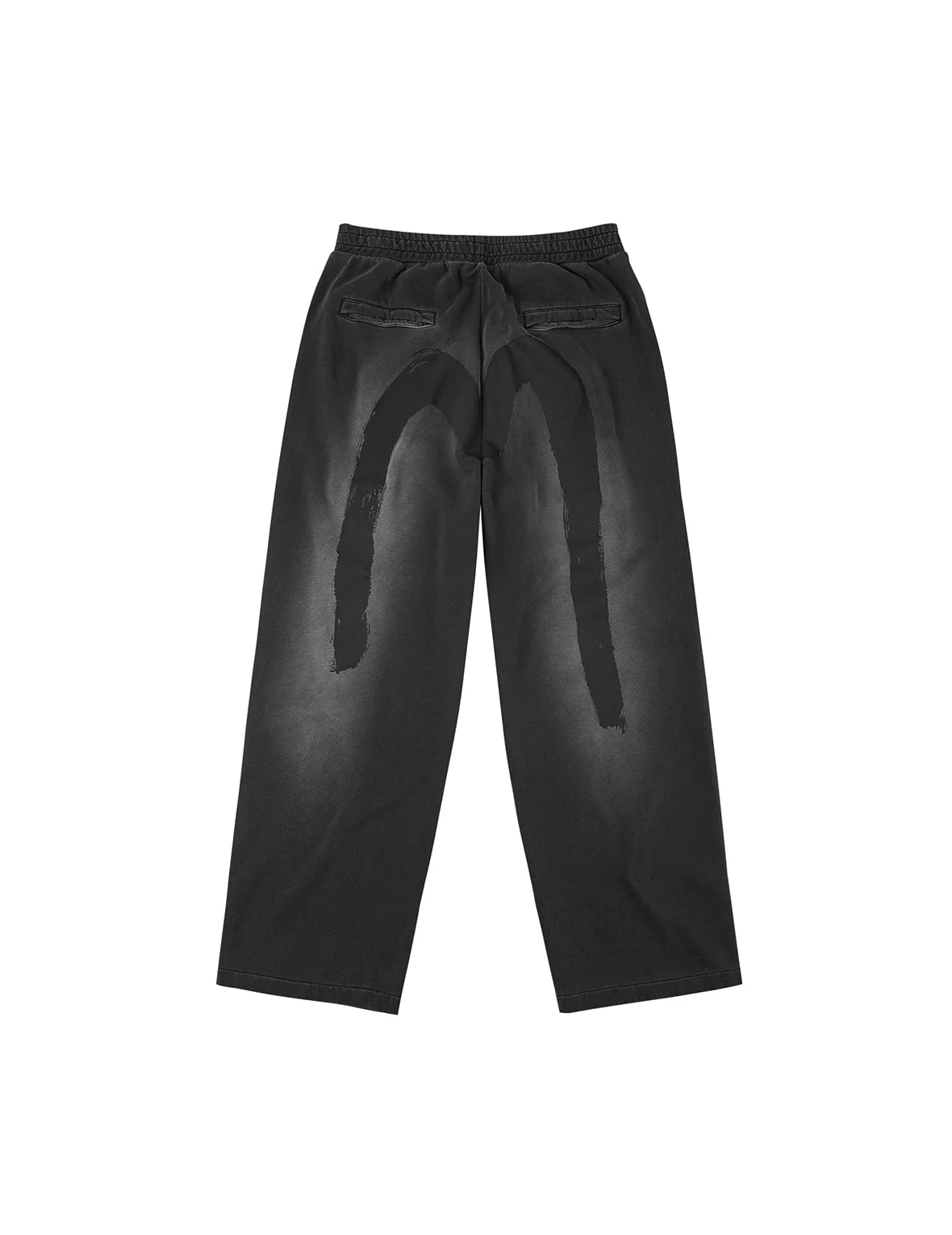 Washed Daicock Print Fashion Fit Sweatpants - 1