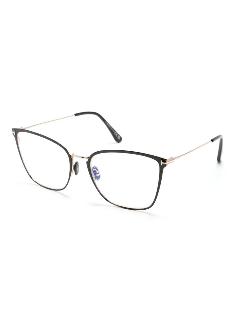 TOM FORD metal cat eye-frame glasses outlook