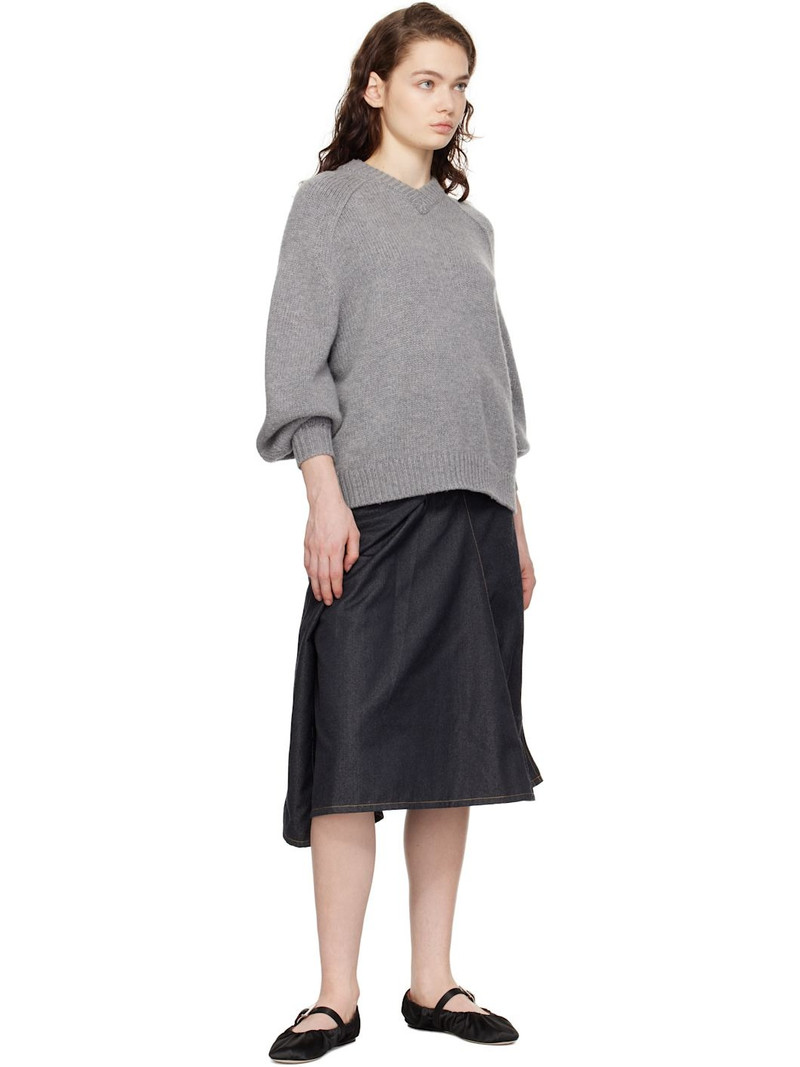 PARIS TEXAS Black Sveva Plisse Buckle Ballerina Flats outlook