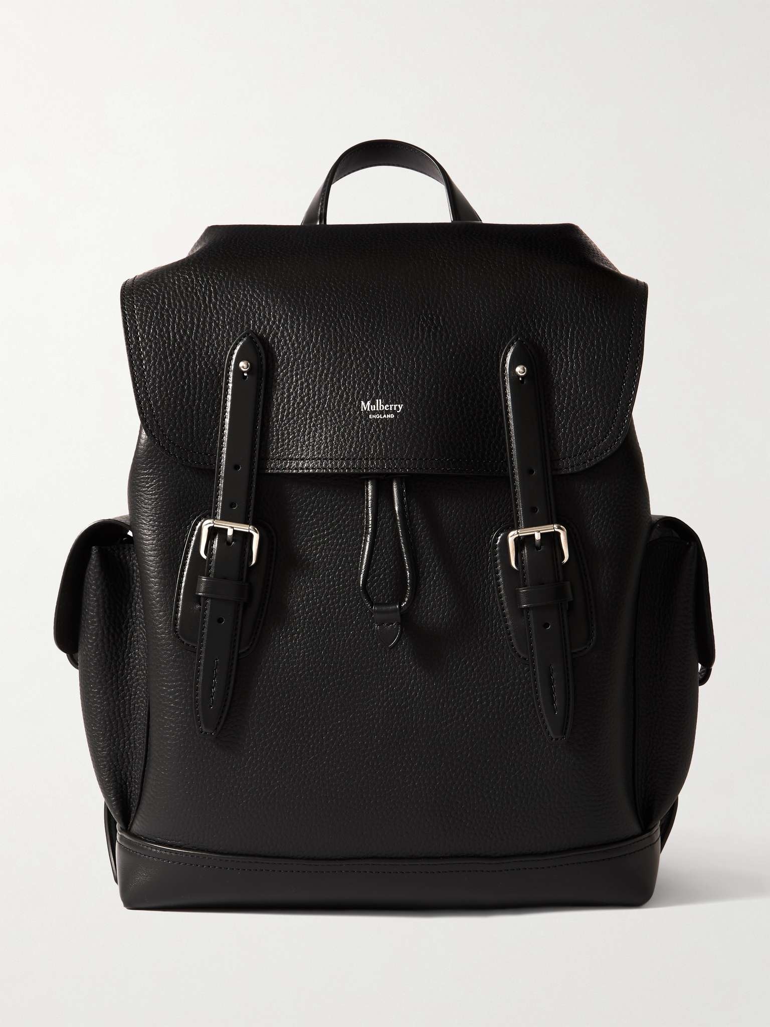 Heritage Pebble-Grain Leather Backpack - 1