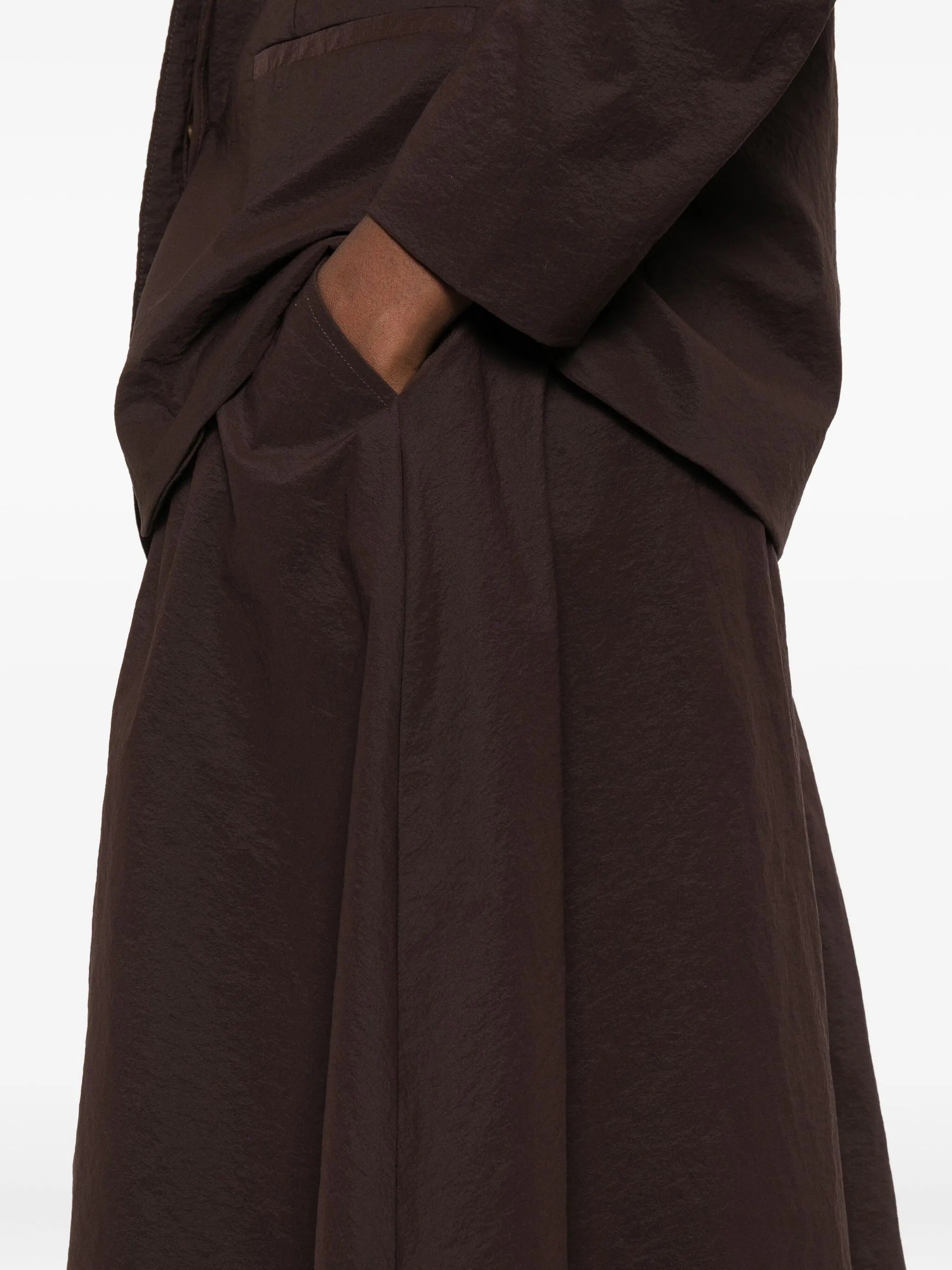 Mark Kenly Domino Tan Pleated Skirt - 3