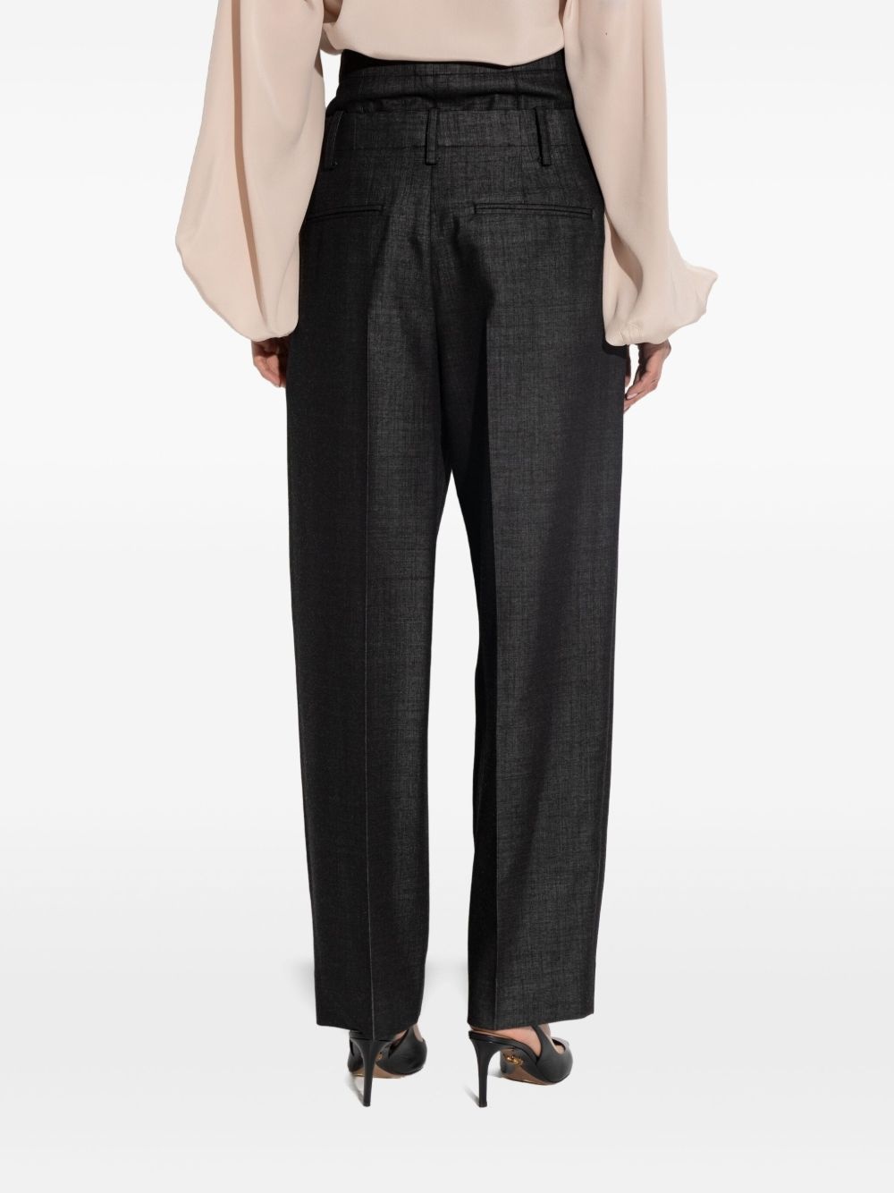 high-waisted trousers - 4