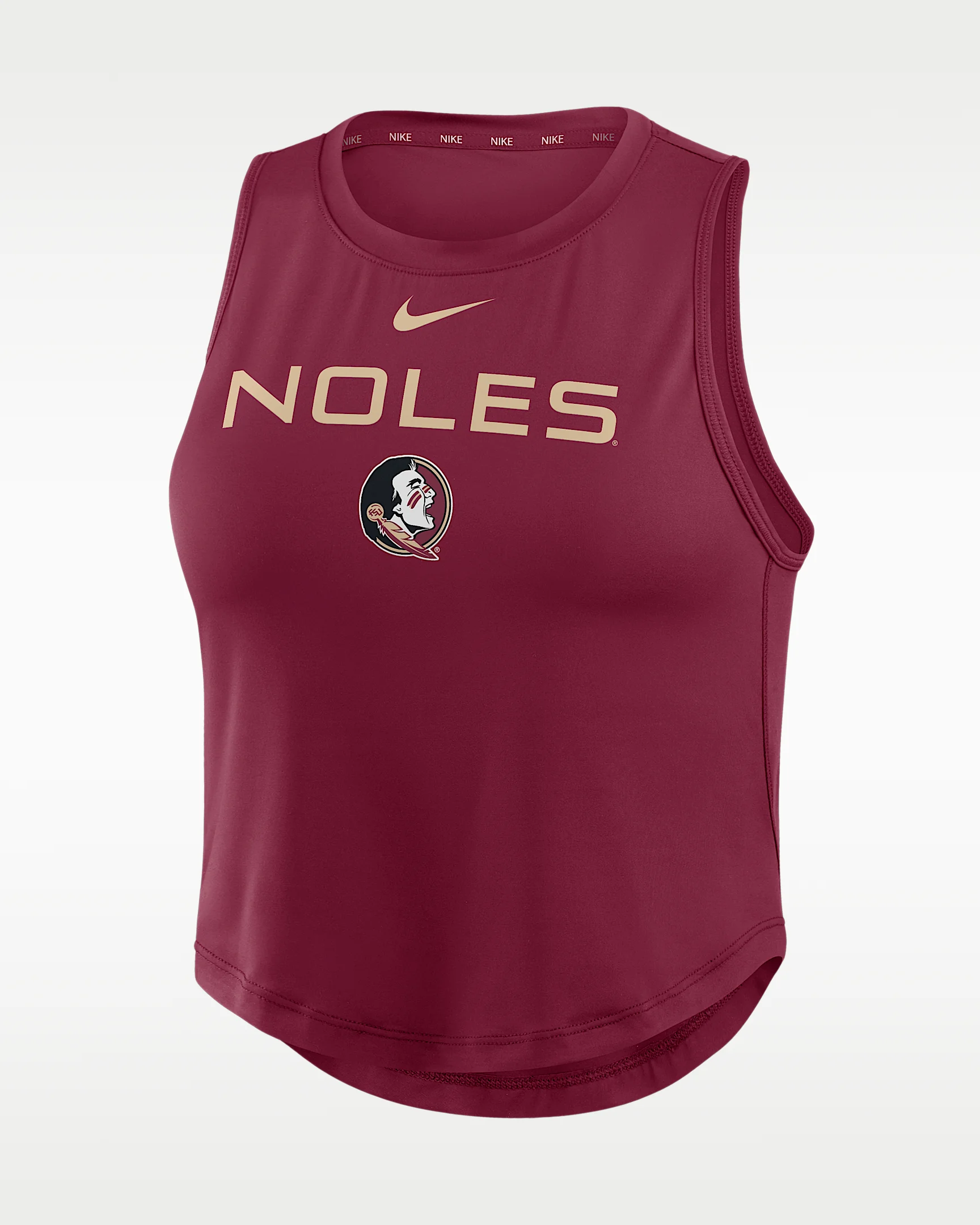 Florida State One Women's Nike Dri-Fit Cropped Tank Top - 1