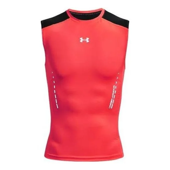 Under Armour HeatGear Vent Comp Sleeveless 'Pink Red' 1370656-628 - 1