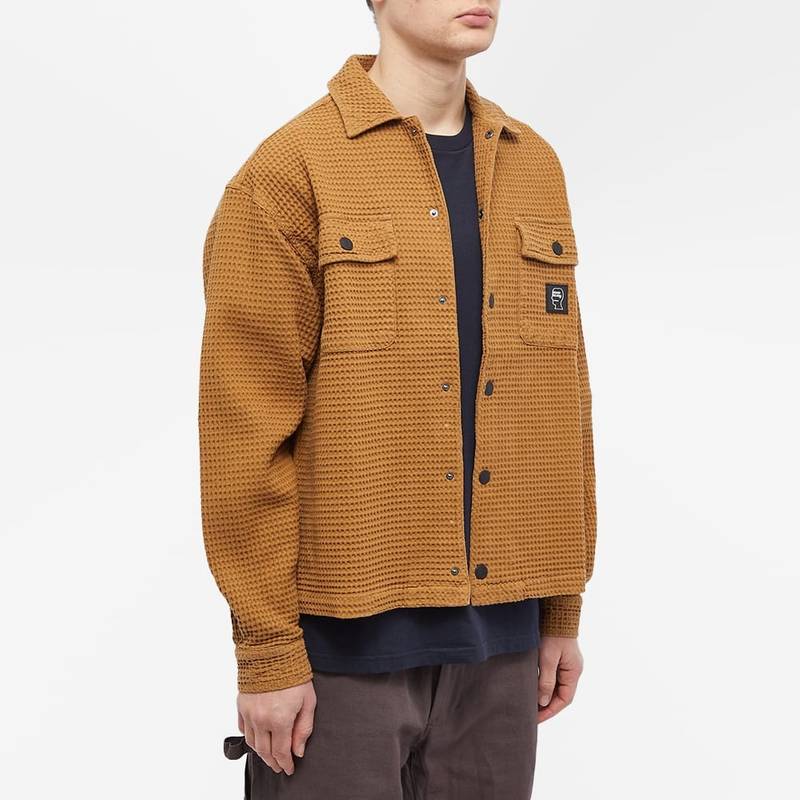 Brain Dead Waffle Snap Front Overshirt 2