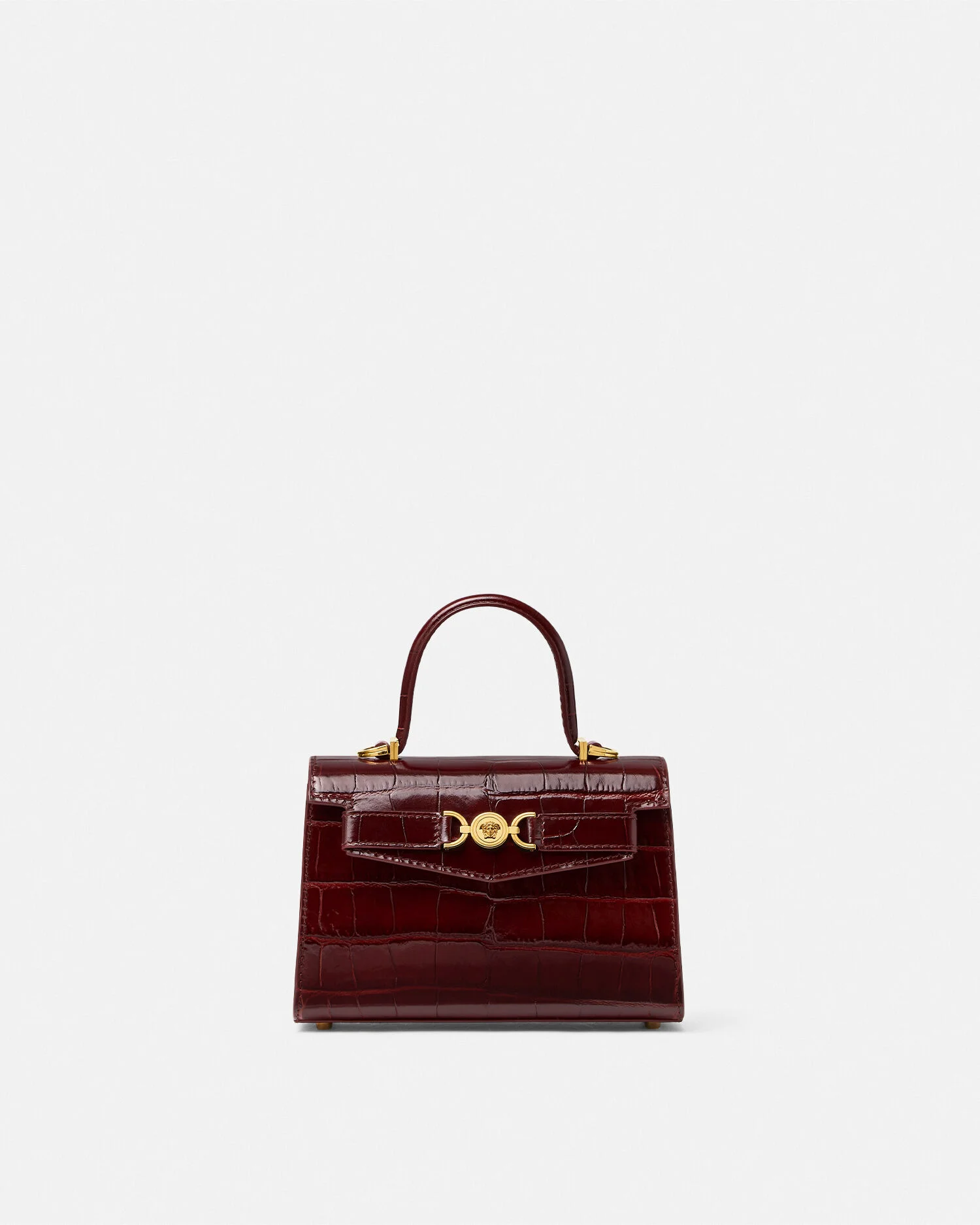 Croc-Effect Medusa '95 Small Handbag - 1