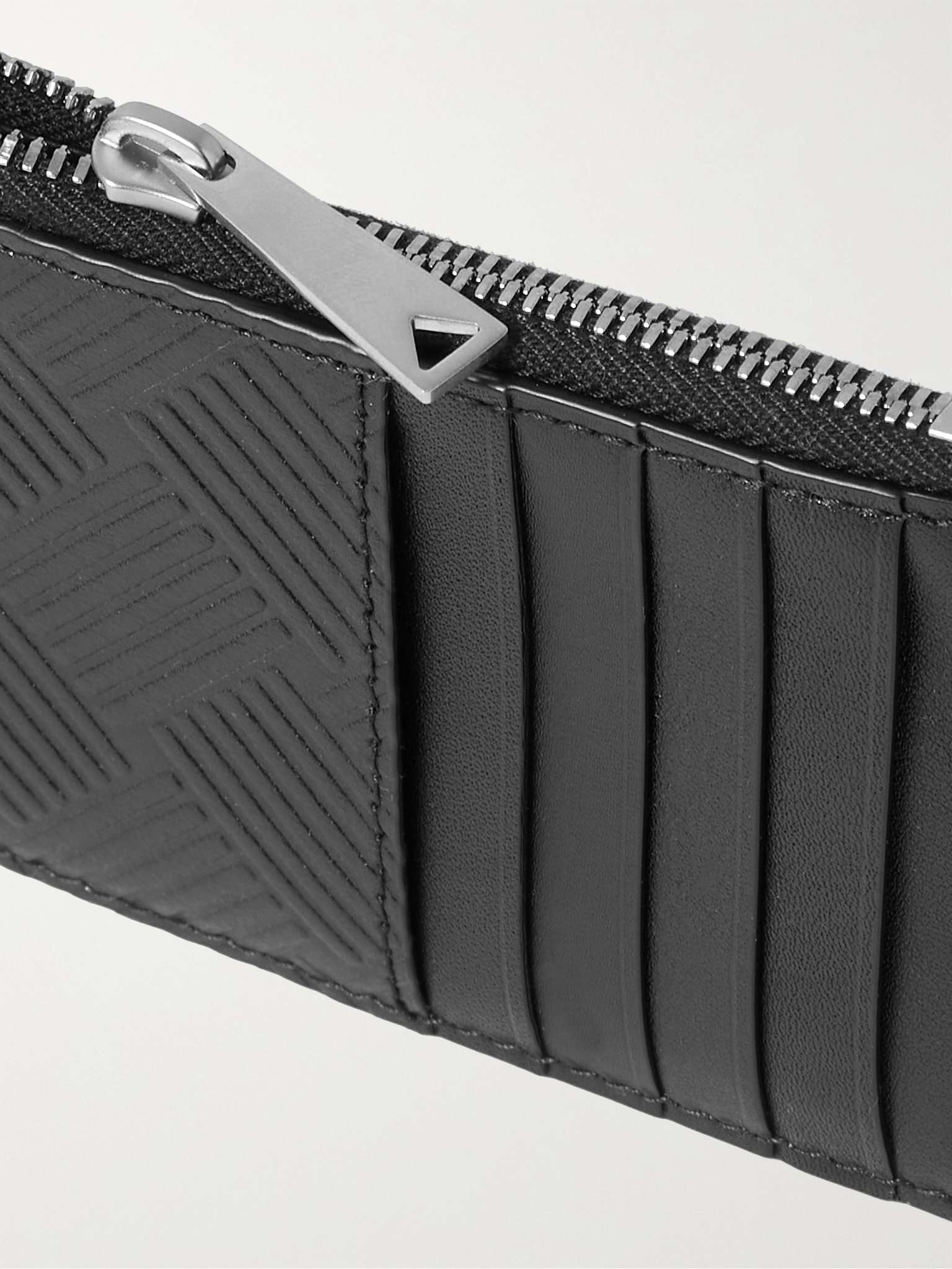 Intrecciato-Debossed Zipped Cardholder - 4